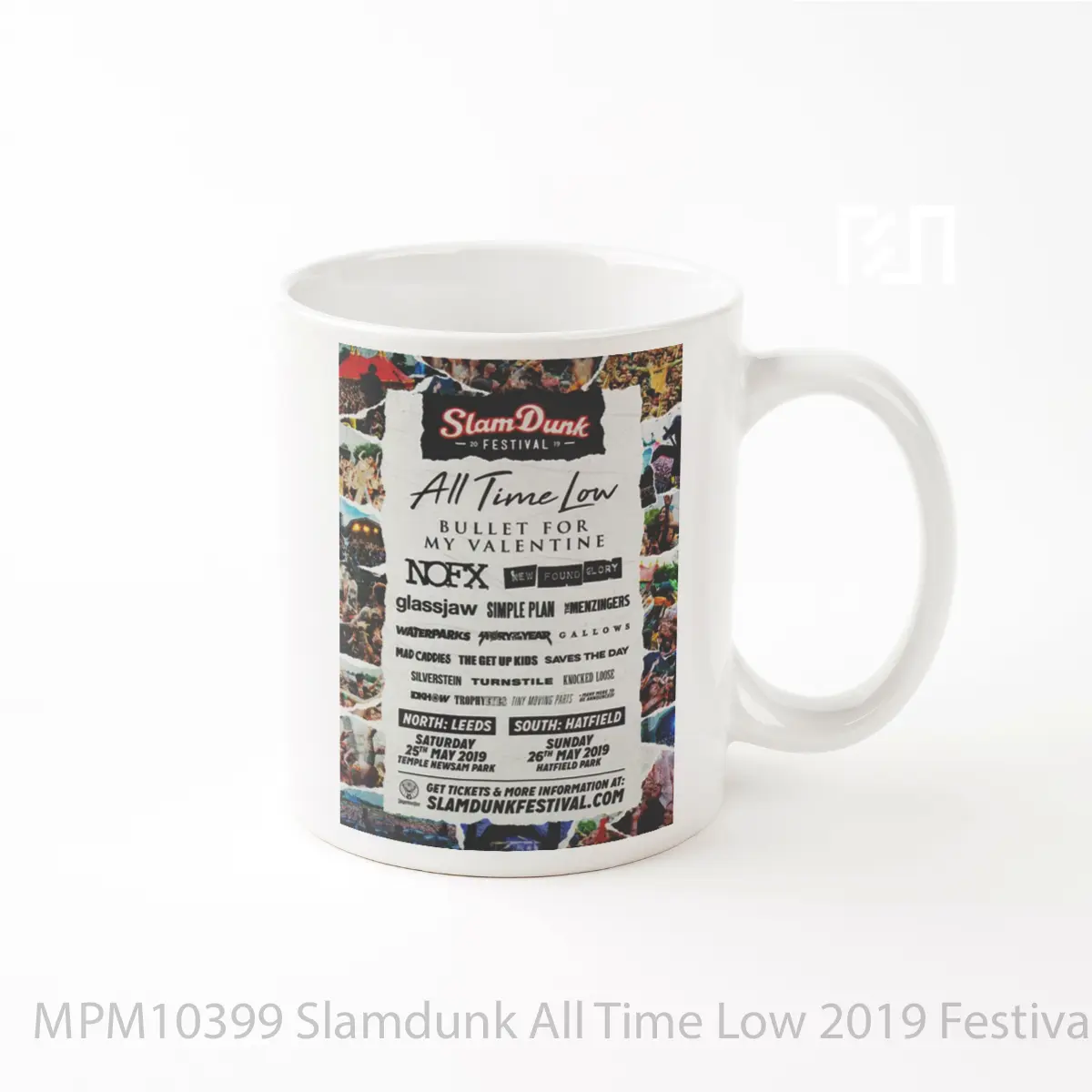 Mug Slamdunk All Time Low 2019 Festival MPM10399
