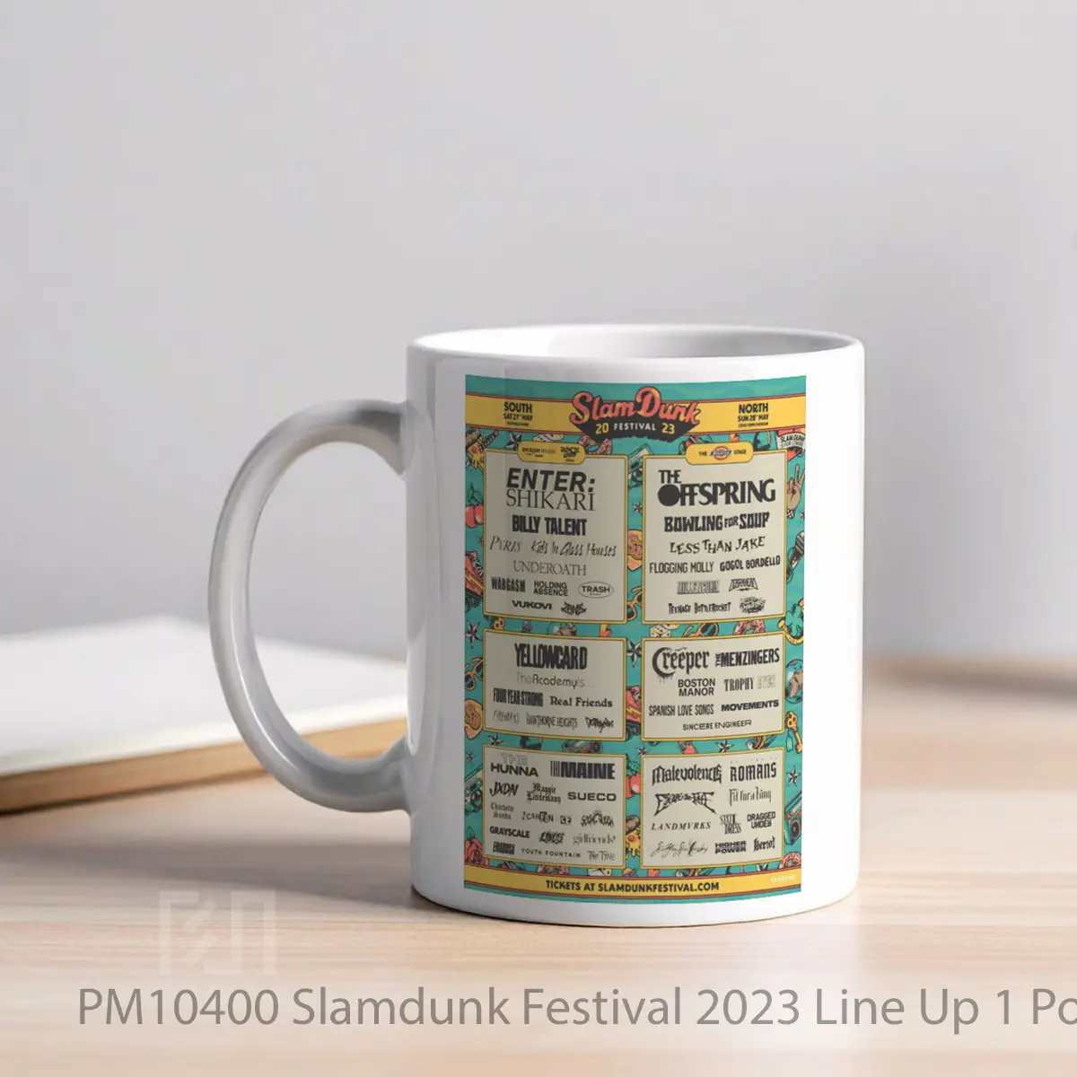 Mug Slamdunk Festival 2023 Line Up 1 MPM10400 - All-side / Desain