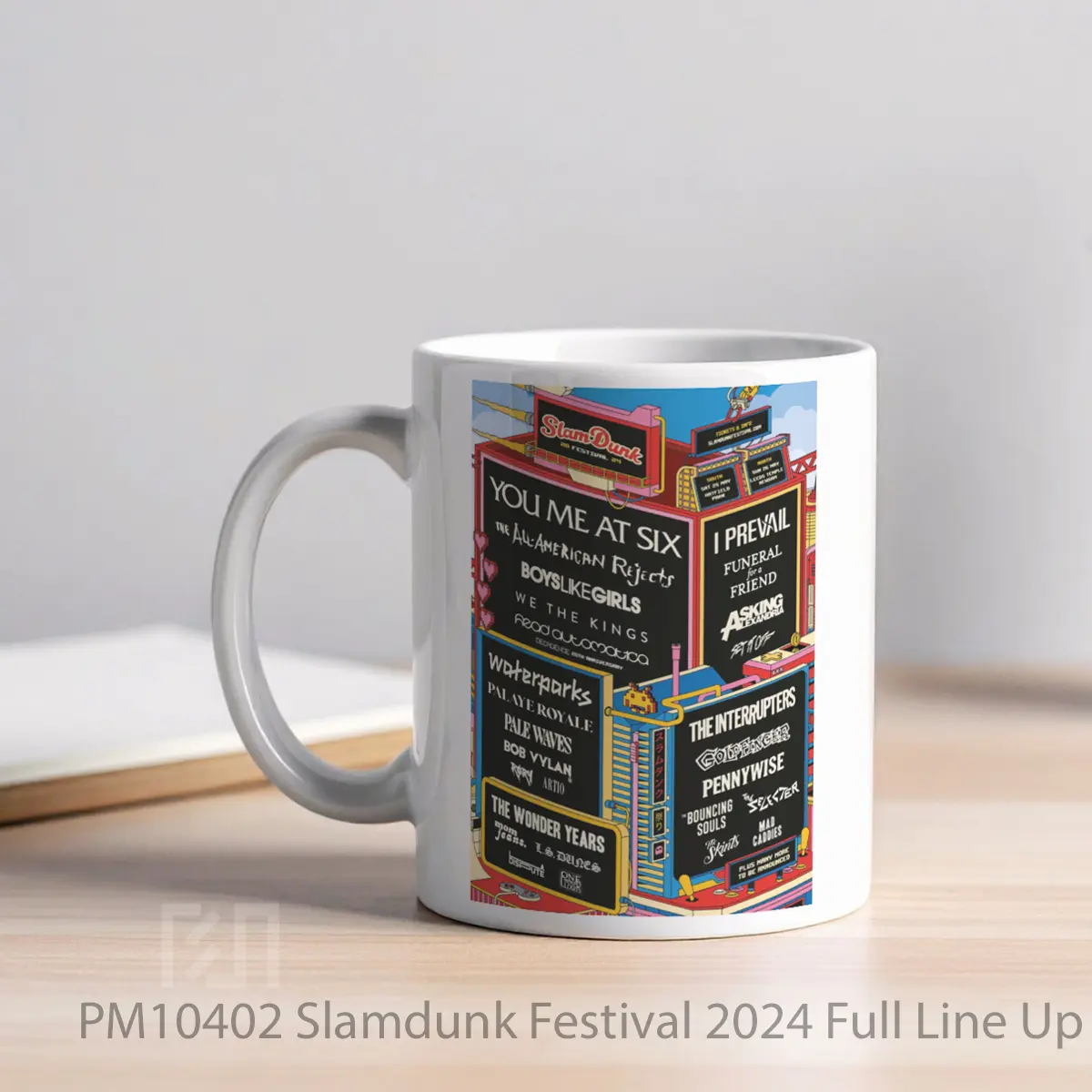 Mug Slamdunk Festival 2024 Full Line Up MPM10402 - All-side / Desain