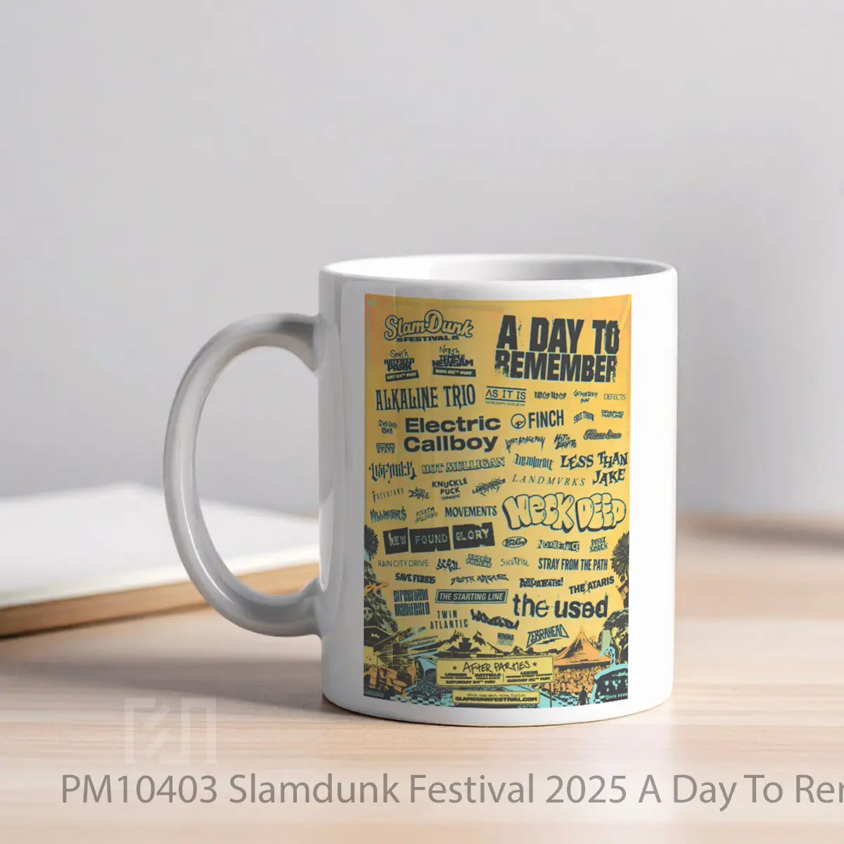 Mug Slamdunk Festival 2025 A Day To Remember Alkaline Trio MPM10403 - All-side / Desain