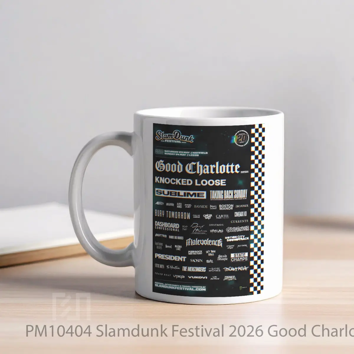 Mug Slamdunk Festival 2026 Good Charlotte Knocked Loose MPM10404 - All-side / Desain