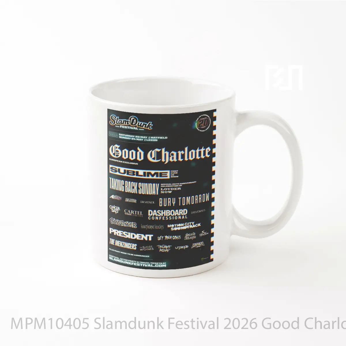 Mug Slamdunk Festival 2026 Good Charlotte Sublime MPM10405