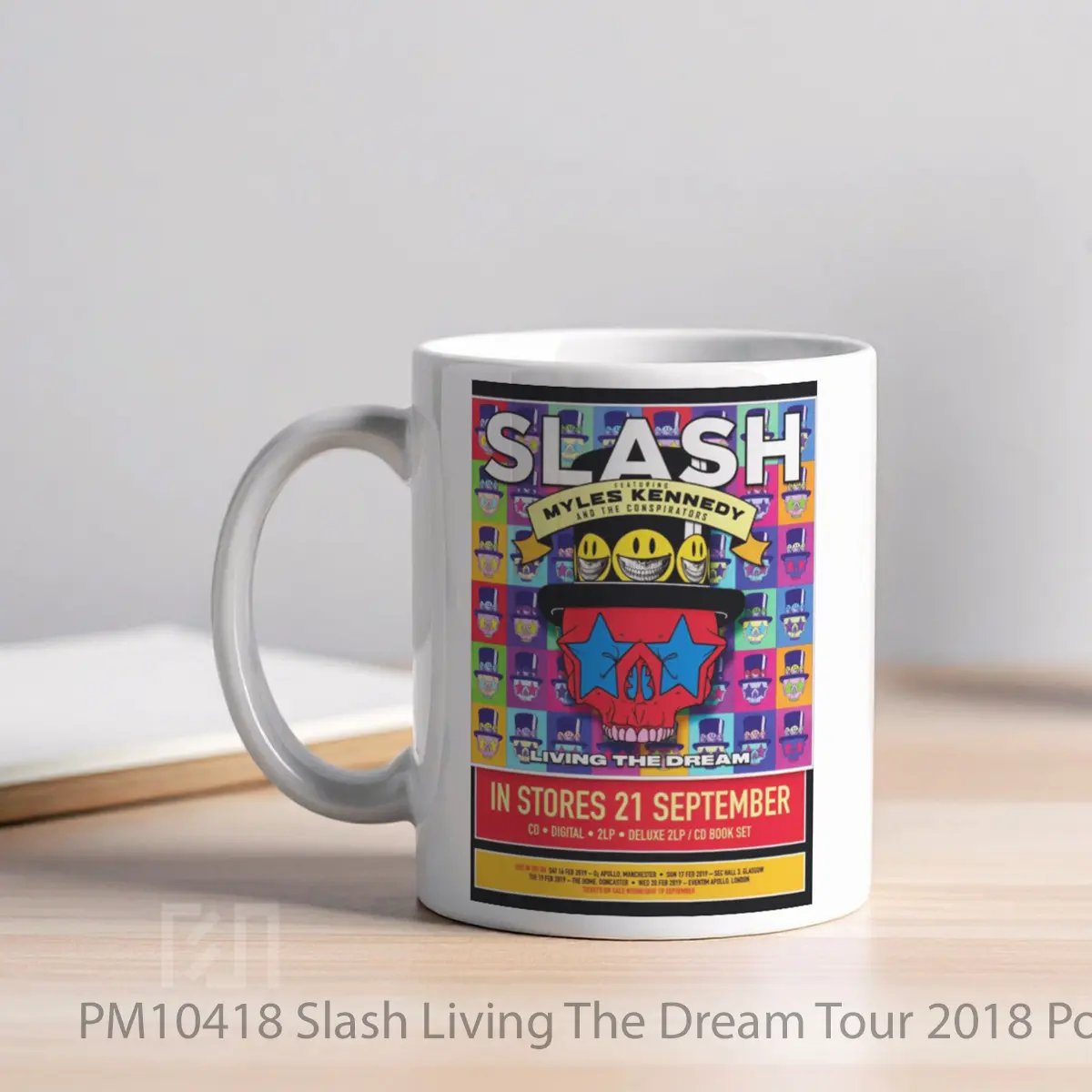 Mug Slash Living The Dream Tour 2018 MPM10418 - All-side / Desain