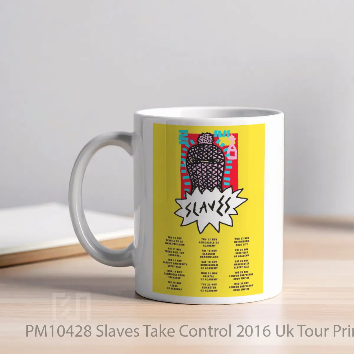 Mug Slaves Take Control 2016 Uk Tour Print MPM10428 - All-side / Desain