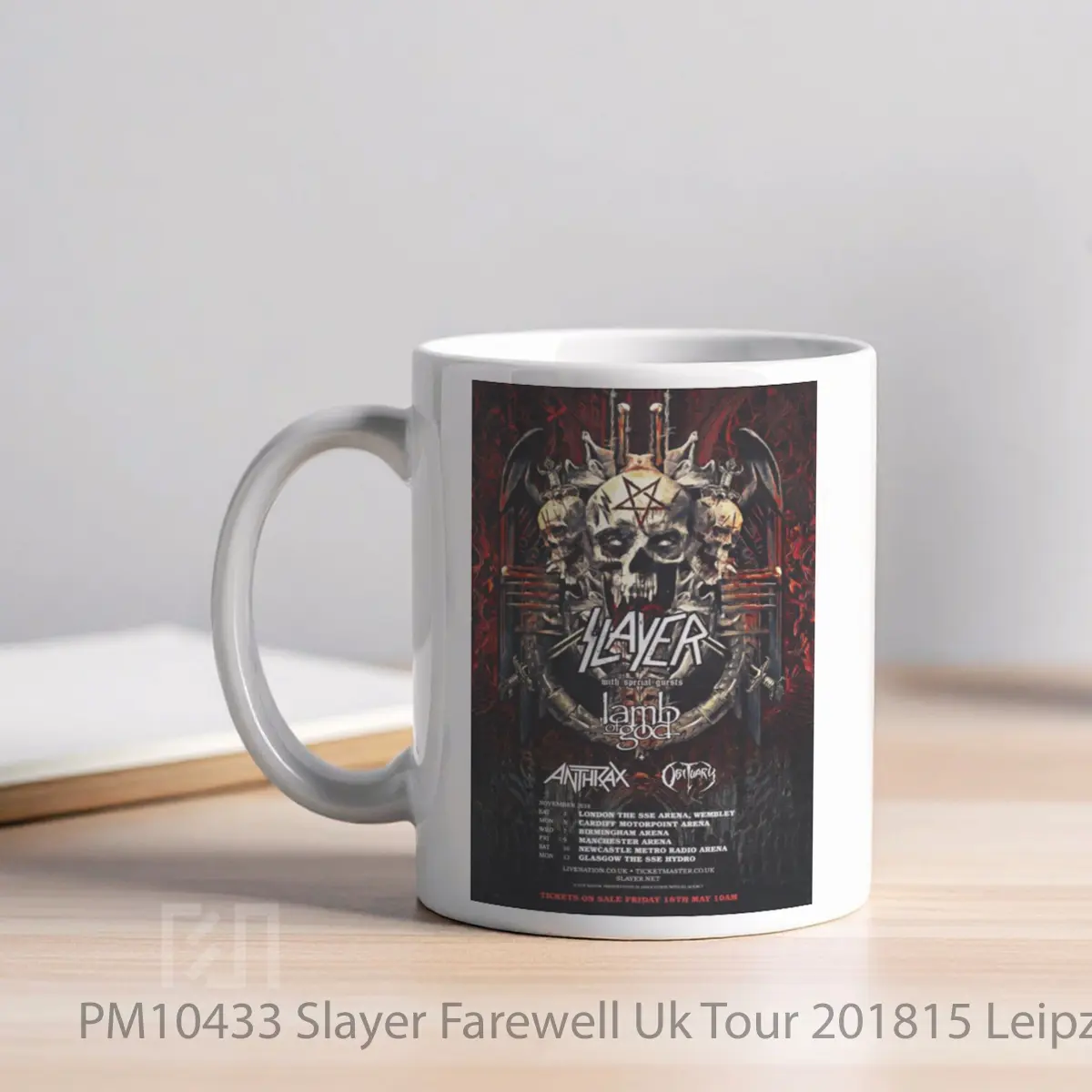 Mug Slayer Farewell Uk Tour 201815 Leipziger MPM10433 - All-side / Desain