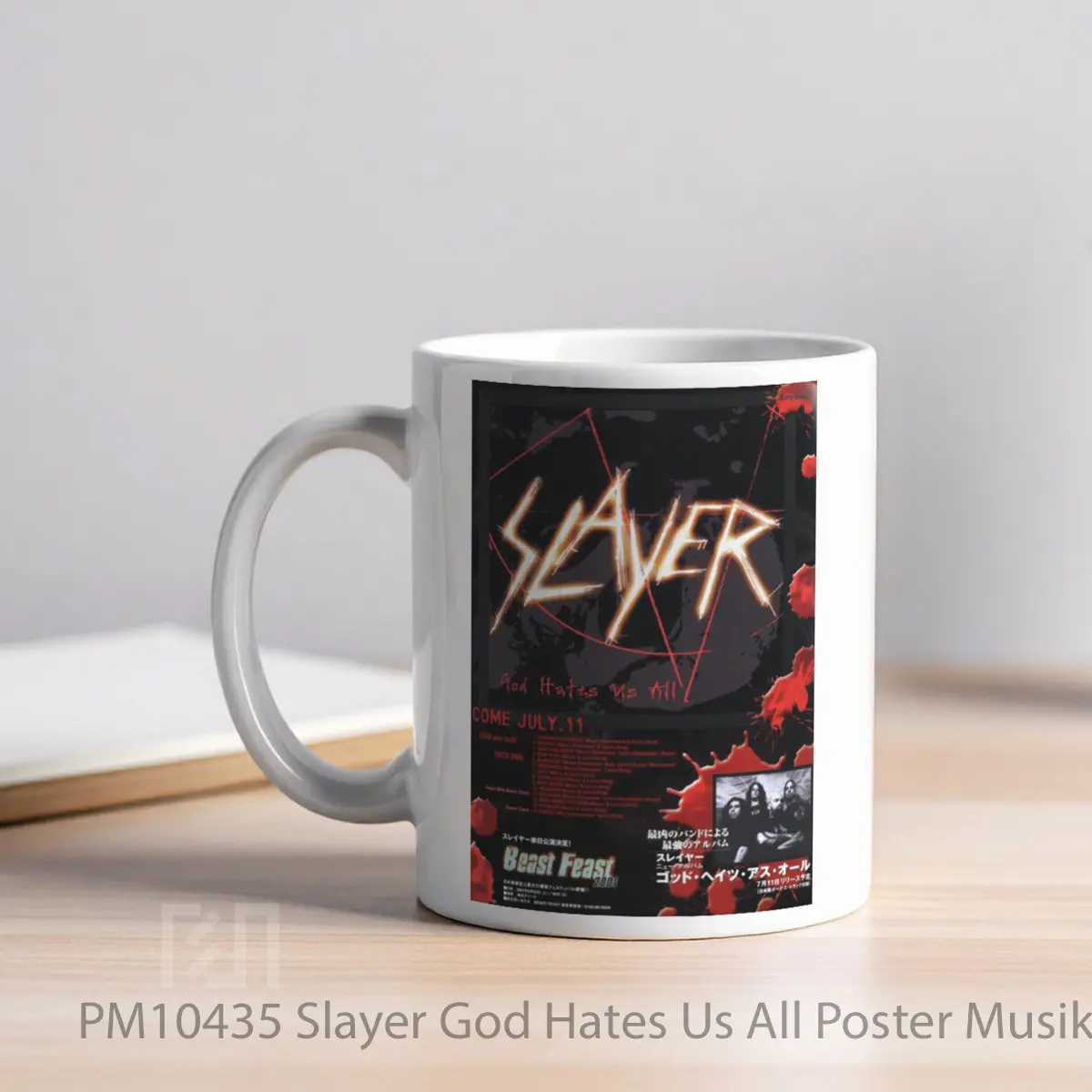 Mug Slayer God Hates Us All MPM10435 - All-side / Desain