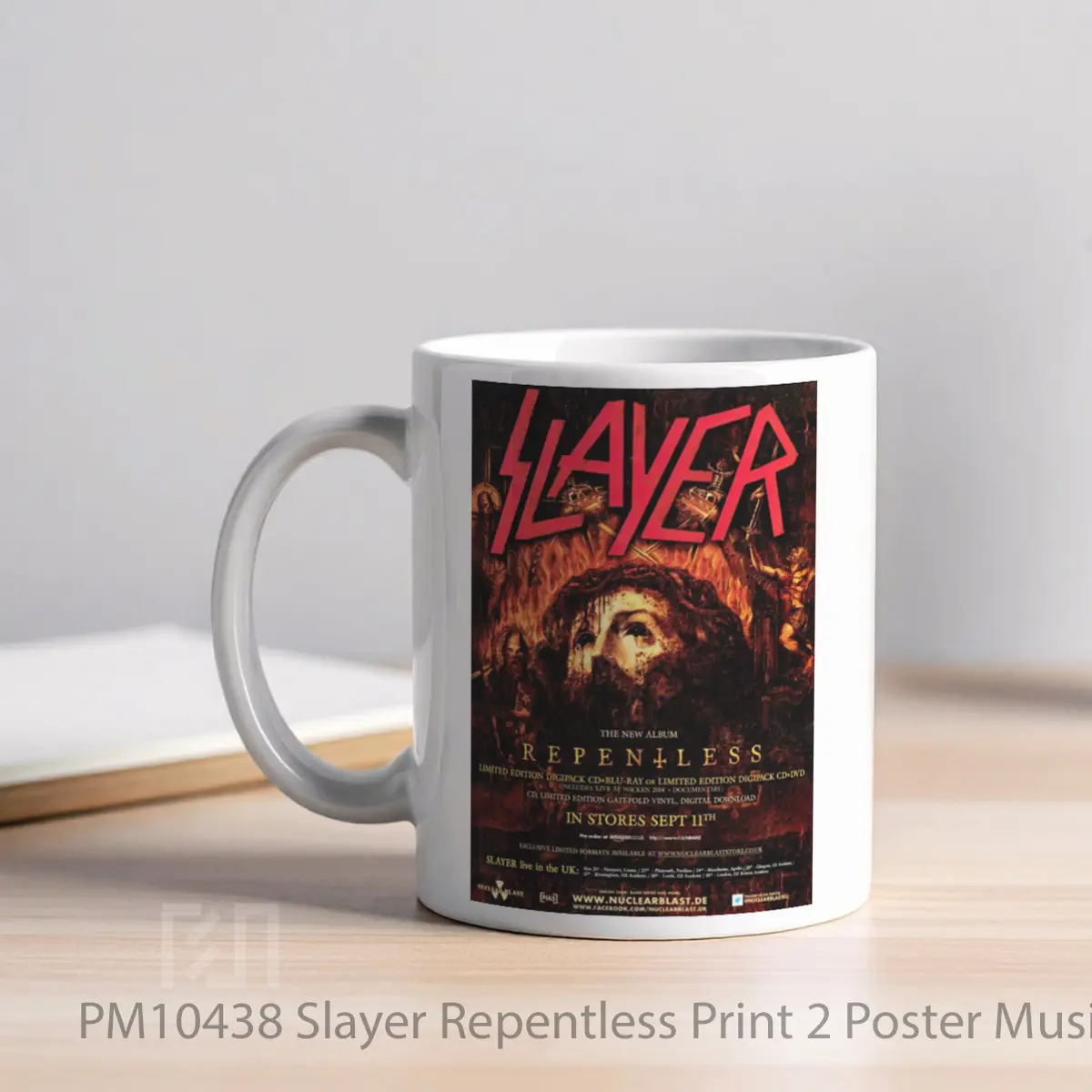 Mug Slayer Repentless Print 2 MPM10438 - All-side / Desain