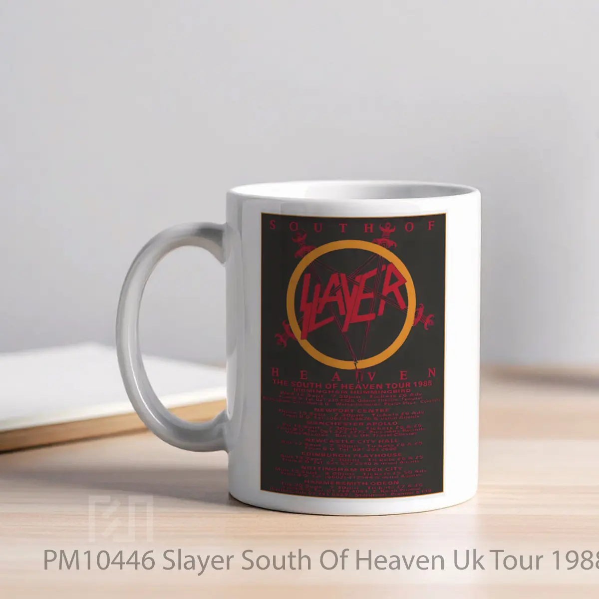 Mug Slayer South Of Heaven Uk Tour 1988 MPM10446 - All-side / Desain