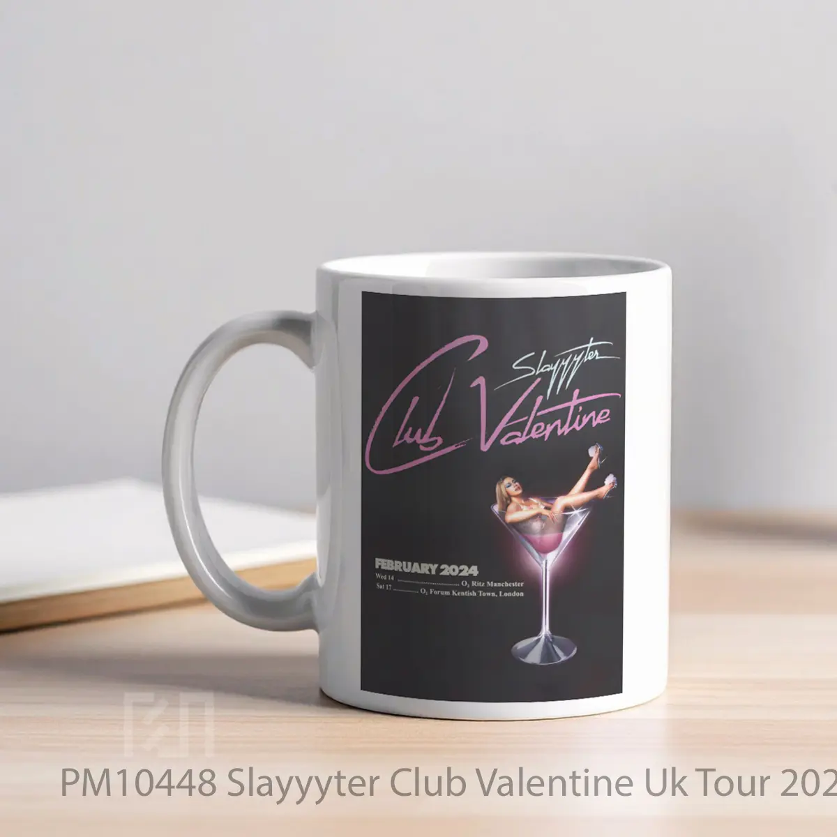 Mug Slayyyter Club Valentine Uk Tour 2024 MPM10448 - All-side / Desain