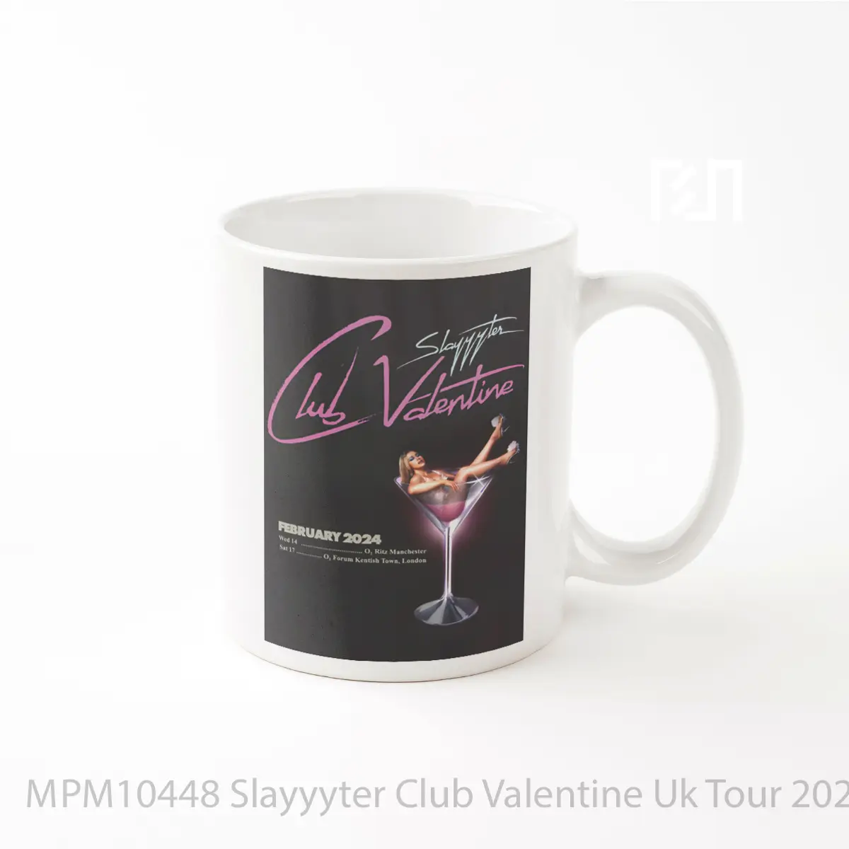 Mug Slayyyter Club Valentine Uk Tour 2024 MPM10448