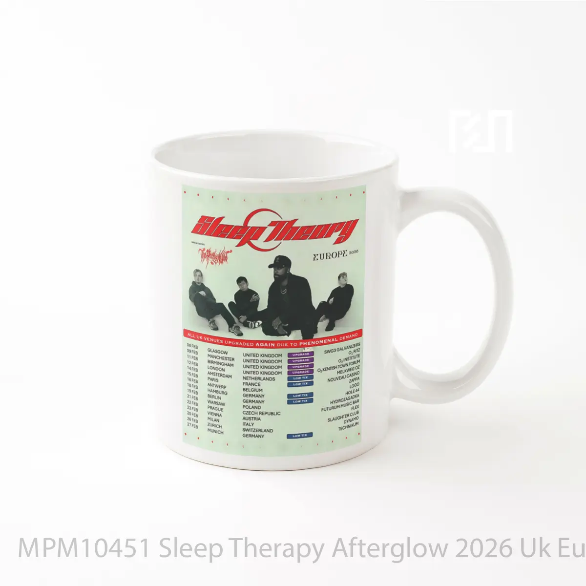 Mug Sleep Therapy Afterglow 2026 Uk Europe Tour MPM10451