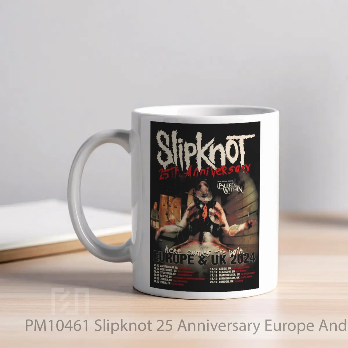 Mug Slipknot 25 Anniversary Europe And Uk Tour 2024 MPM10461 - All-side / Desain
