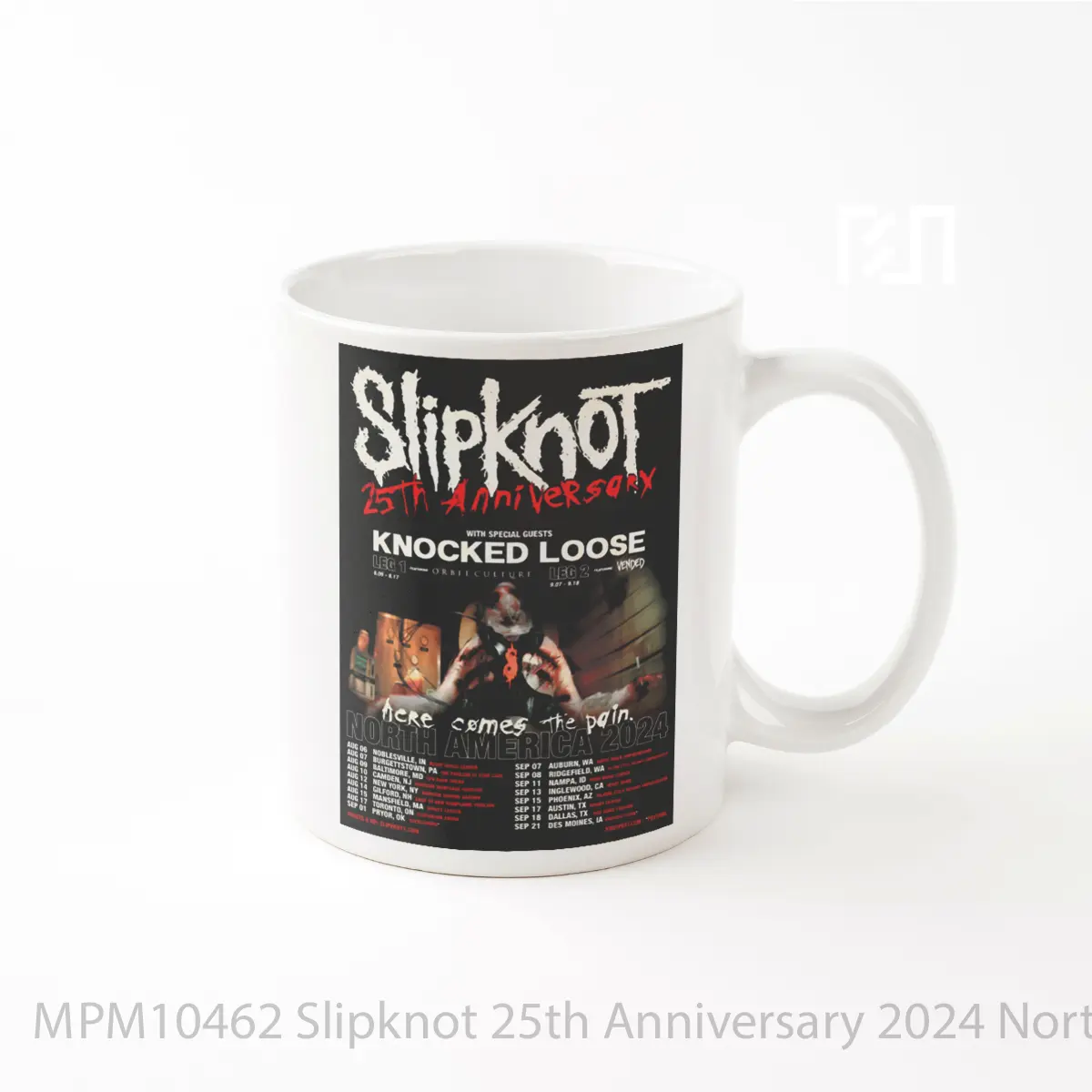 Mug Slipknot 25th Anniversary 2024 North America Tour MPM10462