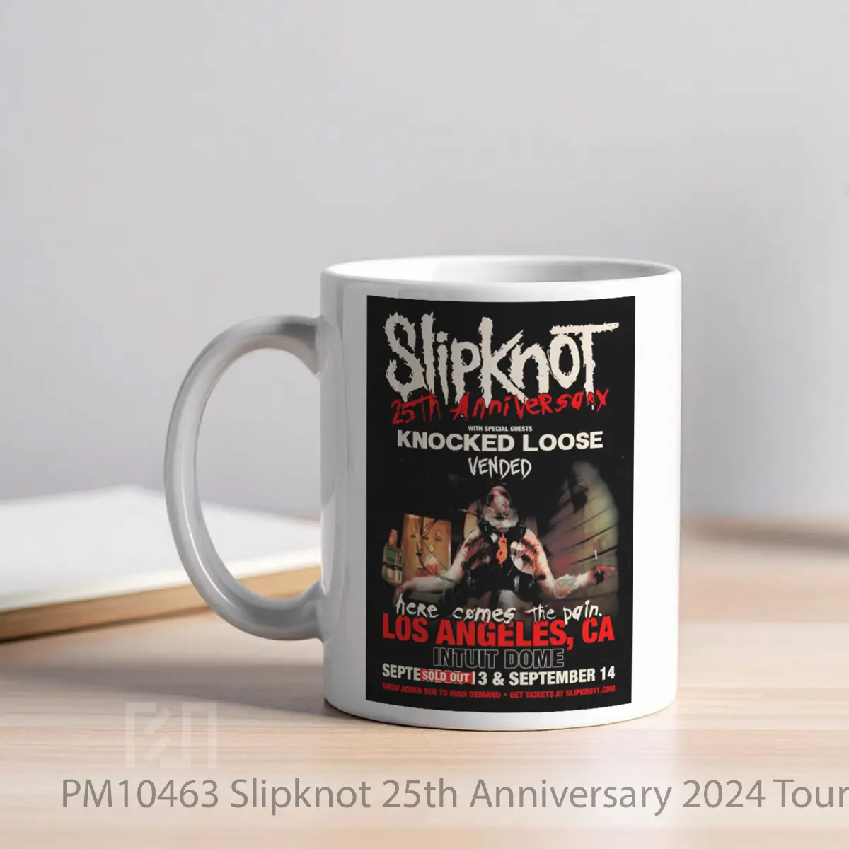 Mug Slipknot 25th Anniversary 2024 Tour 1 MPM10463 - All-side / Desain