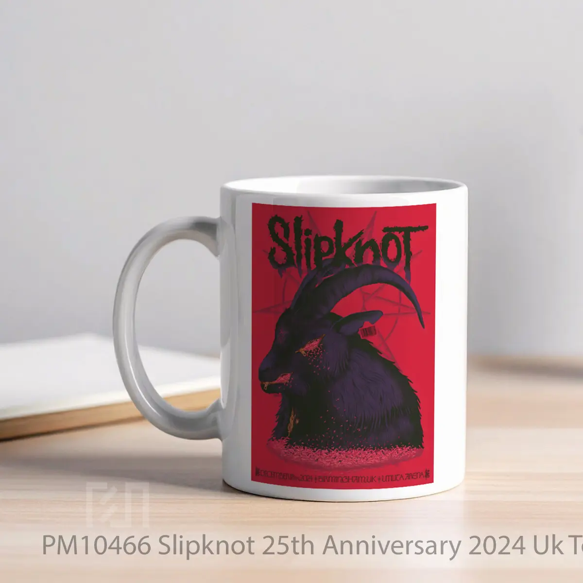 Mug Slipknot 25th Anniversary 2024 Uk Tour Birmingham MPM10466 - All-side / Desain