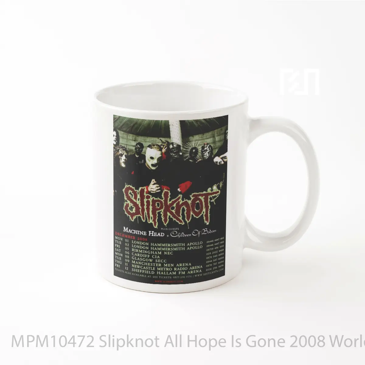 Mug Slipknot All Hope Is Gone 2008 World Tour MPM10472