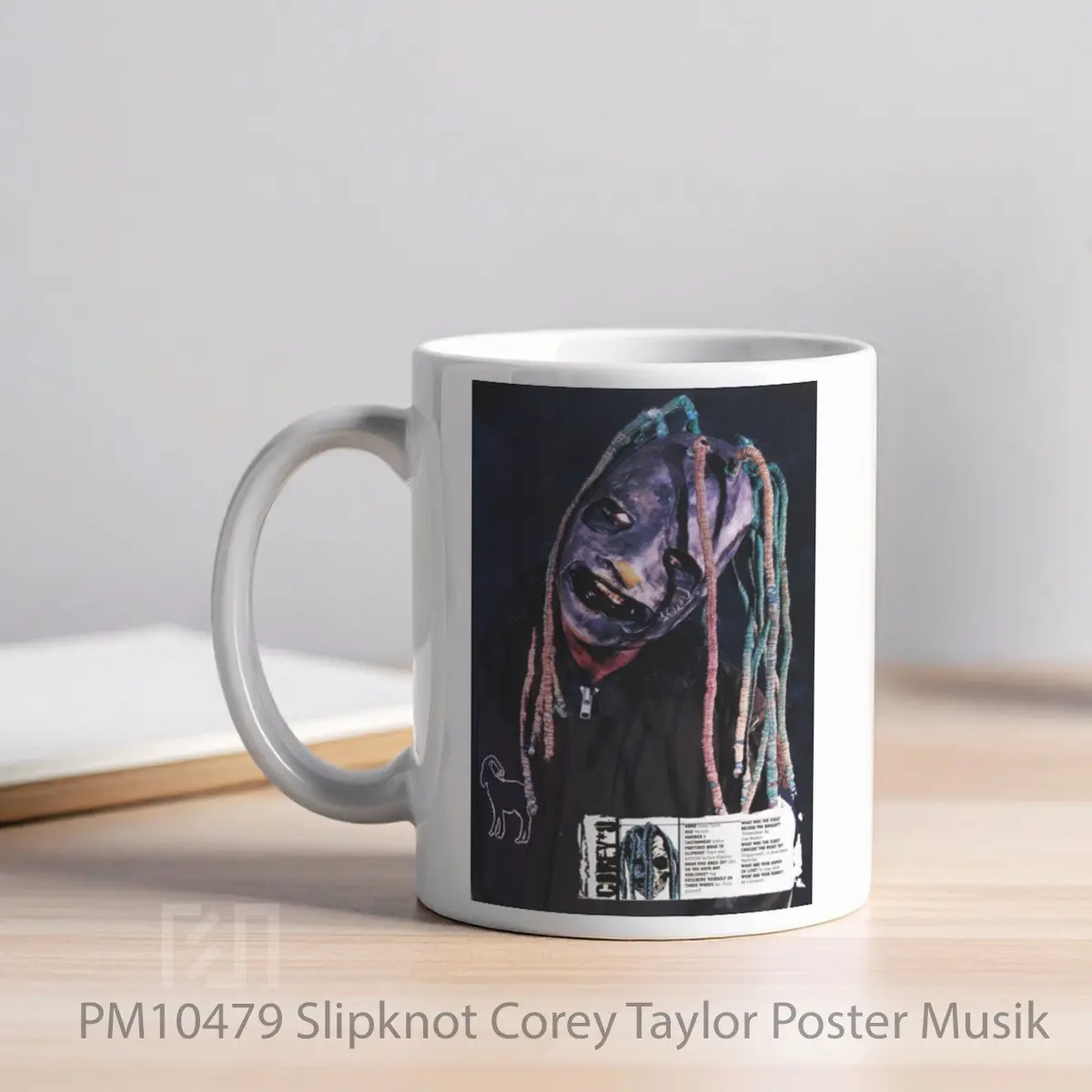 Mug Slipknot Corey Taylor MPM10479 - All-side / Desain