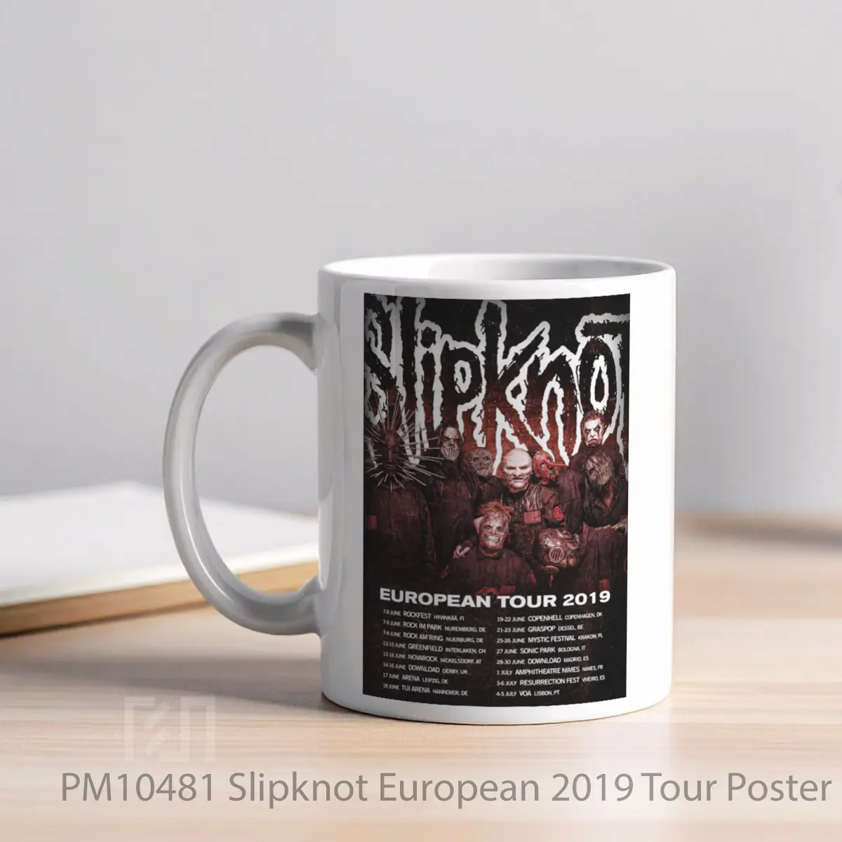 Mug Slipknot European 2019 Tour MPM10481 - All-side / Desain