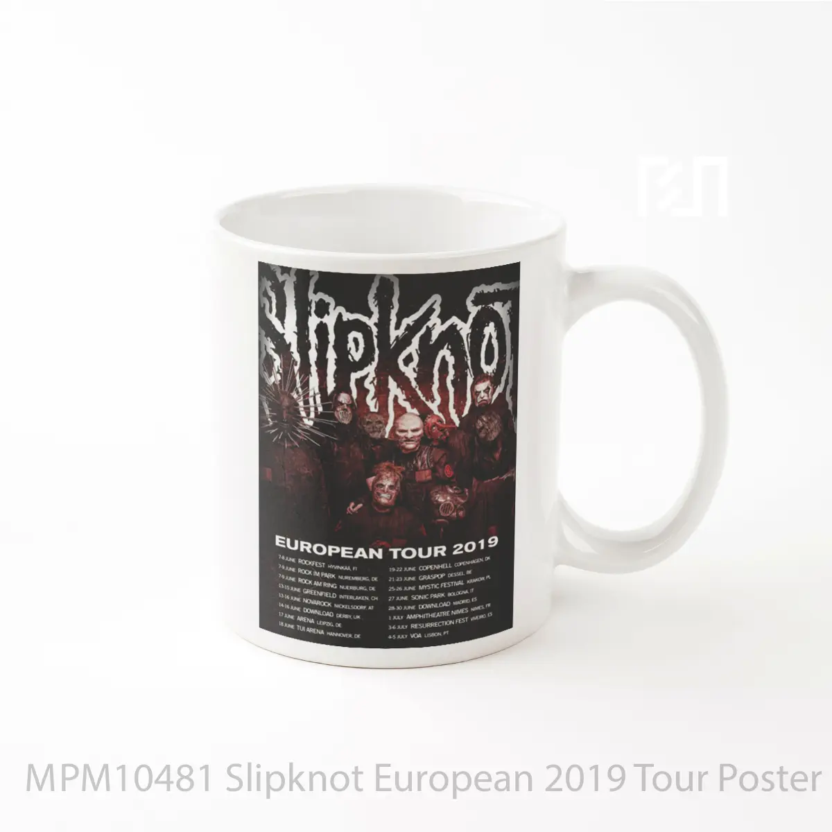 Mug Slipknot European 2019 Tour MPM10481