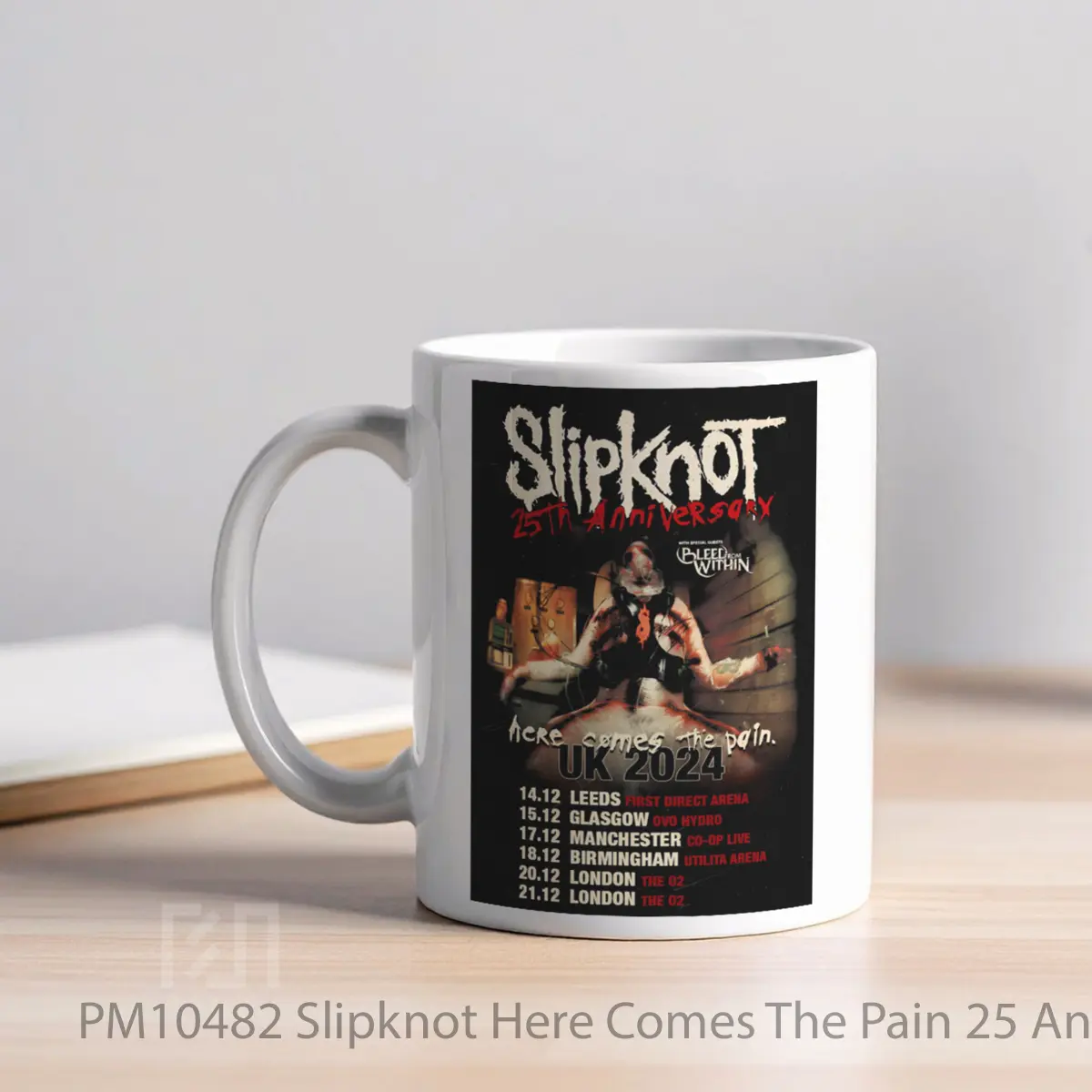 Mug Slipknot Here Comes The Pain 25 Anniversary Tour 2024 MPM10482 - All-side / Desain