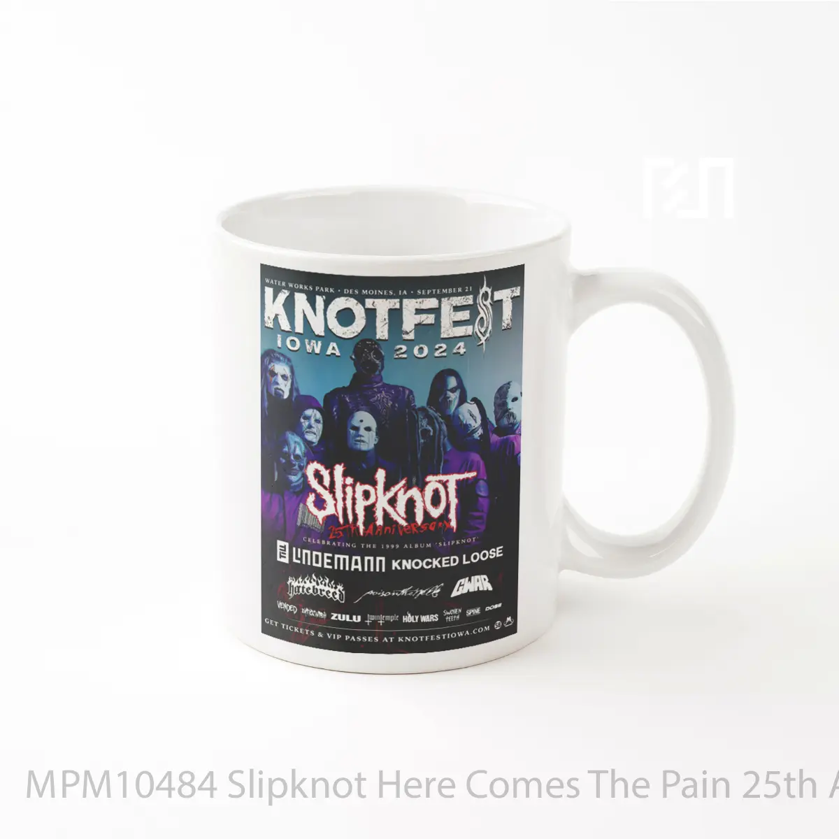 Mug Slipknot Here Comes The Pain 25th Anniversary Tour MPM10484