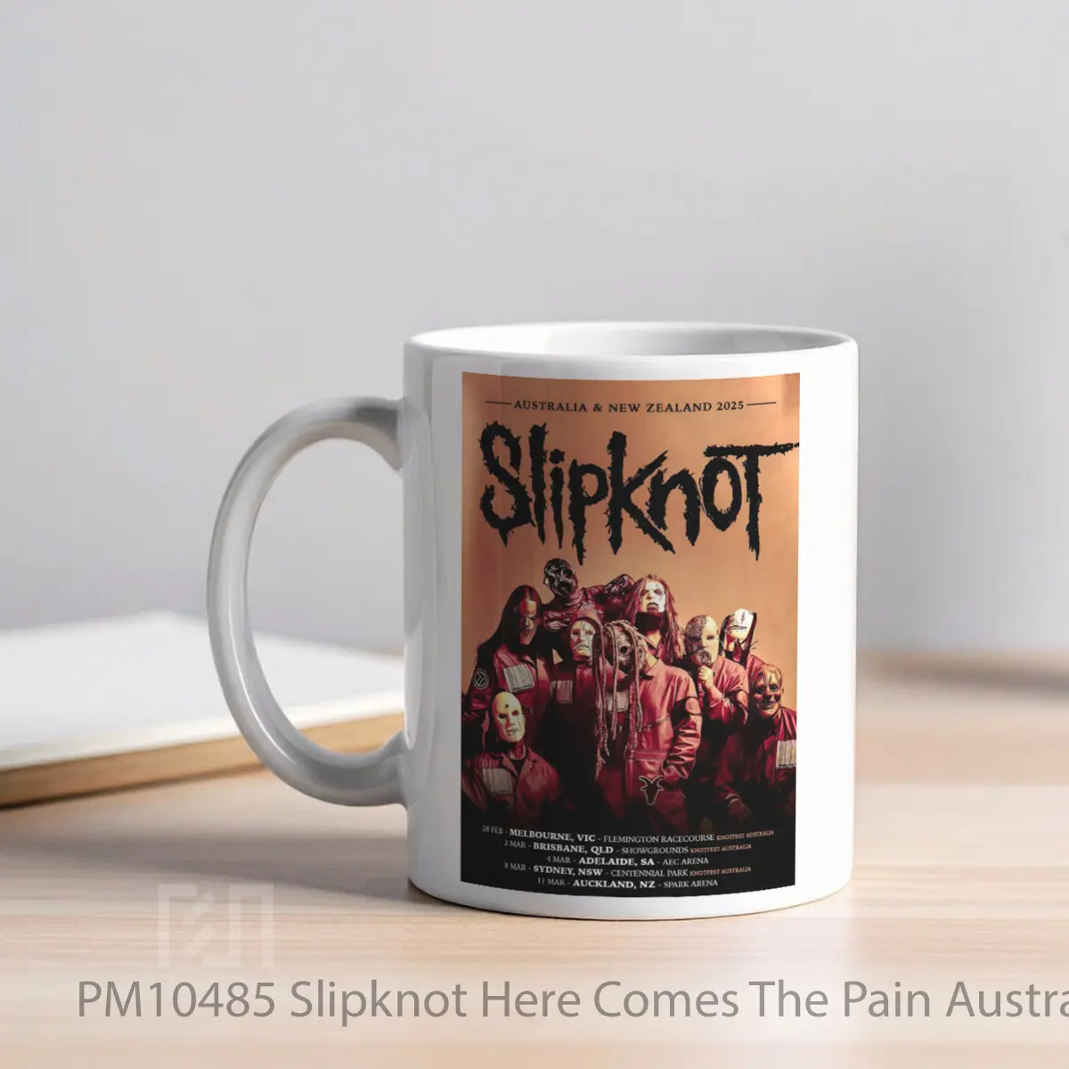 Mug Slipknot Here Comes The Pain Australia New Zealand Tour 2025 MPM10485 - All-side / Desain