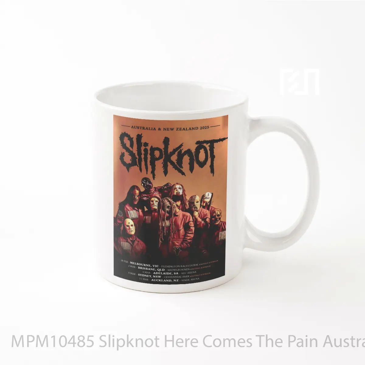 Mug Slipknot Here Comes The Pain Australia New Zealand Tour 2025 MPM10485