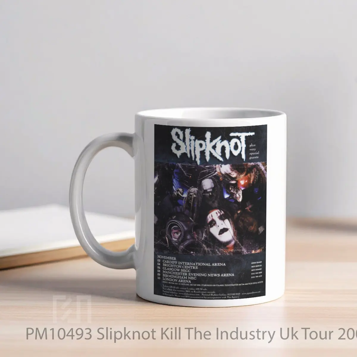 Mug Slipknot Kill The Industry Uk Tour 2002 MPM10493 - All-side / Desain