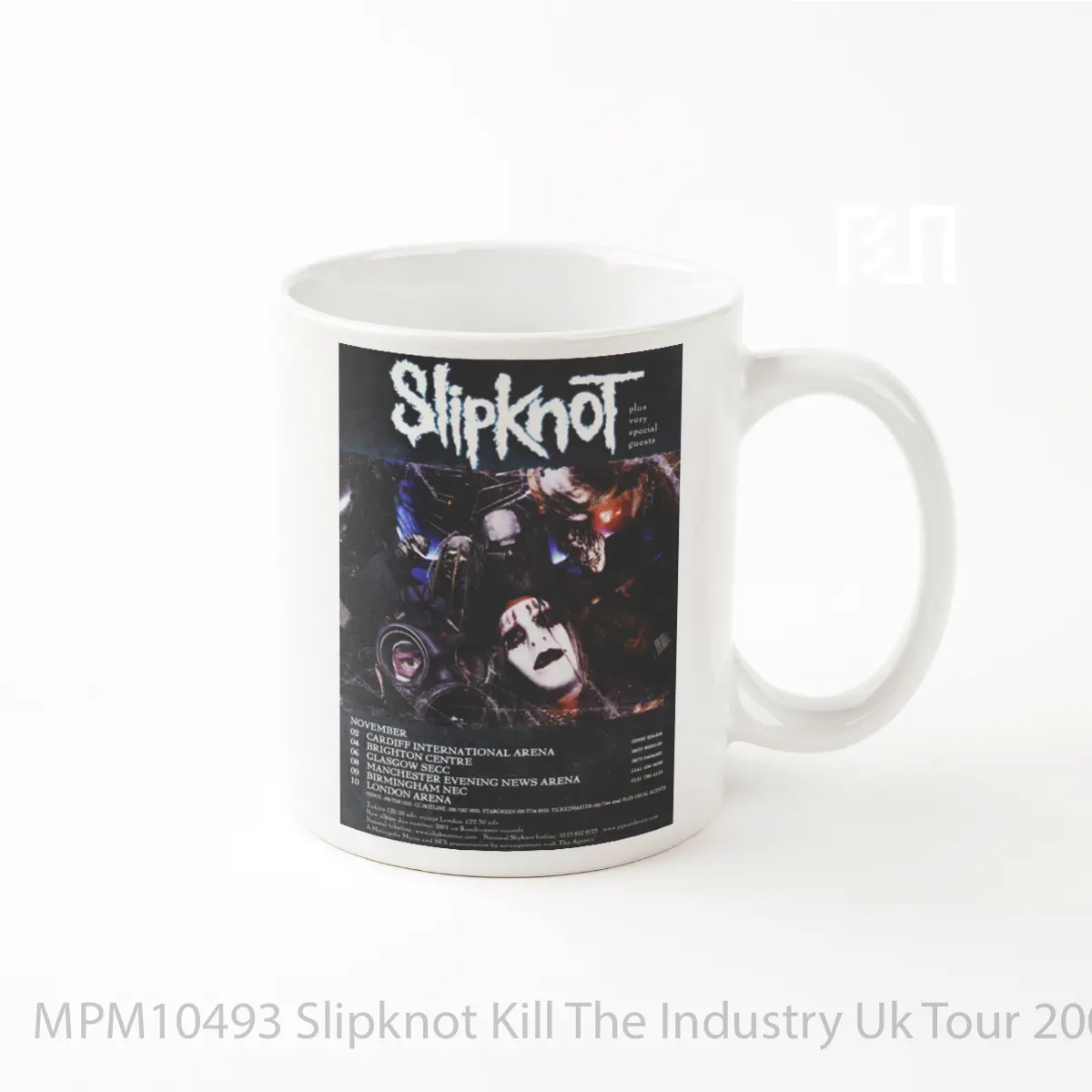 Mug Slipknot Kill The Industry Uk Tour 2002 MPM10493