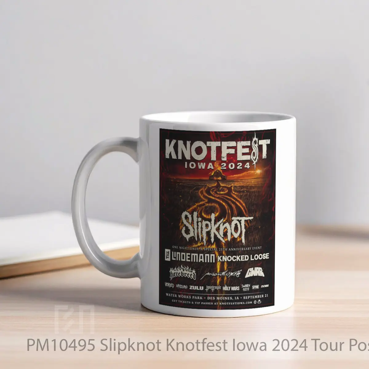 Mug Slipknot Knotfest Iowa 2024 Tour MPM10495 - All-side / Desain