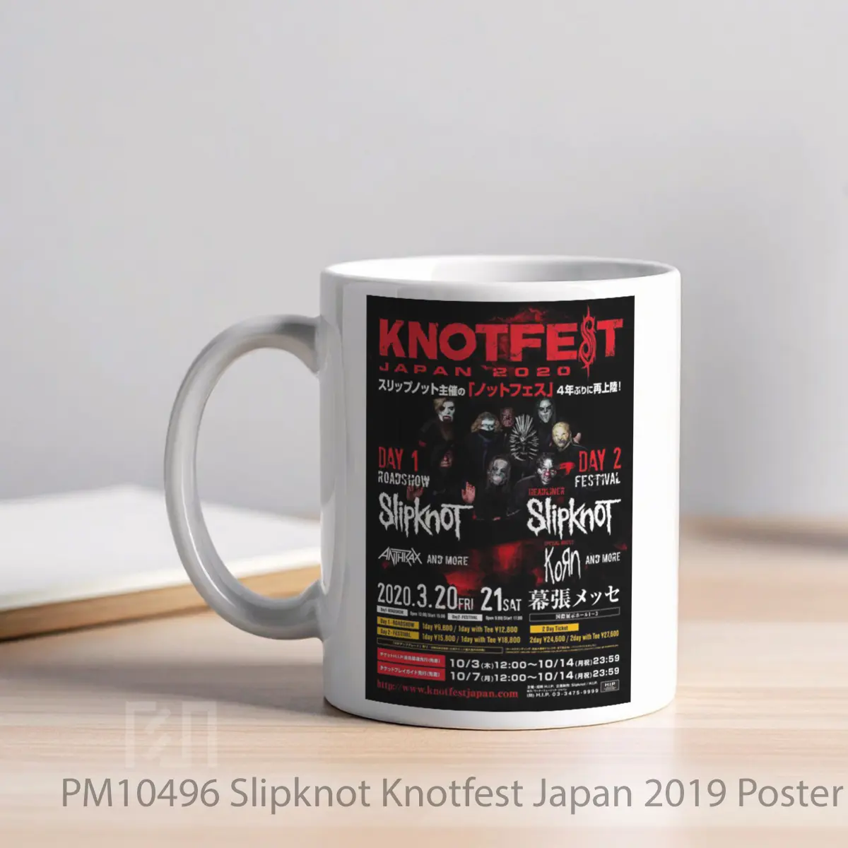 Mug Slipknot Knotfest Japan 2019 MPM10496 - All-side / Desain