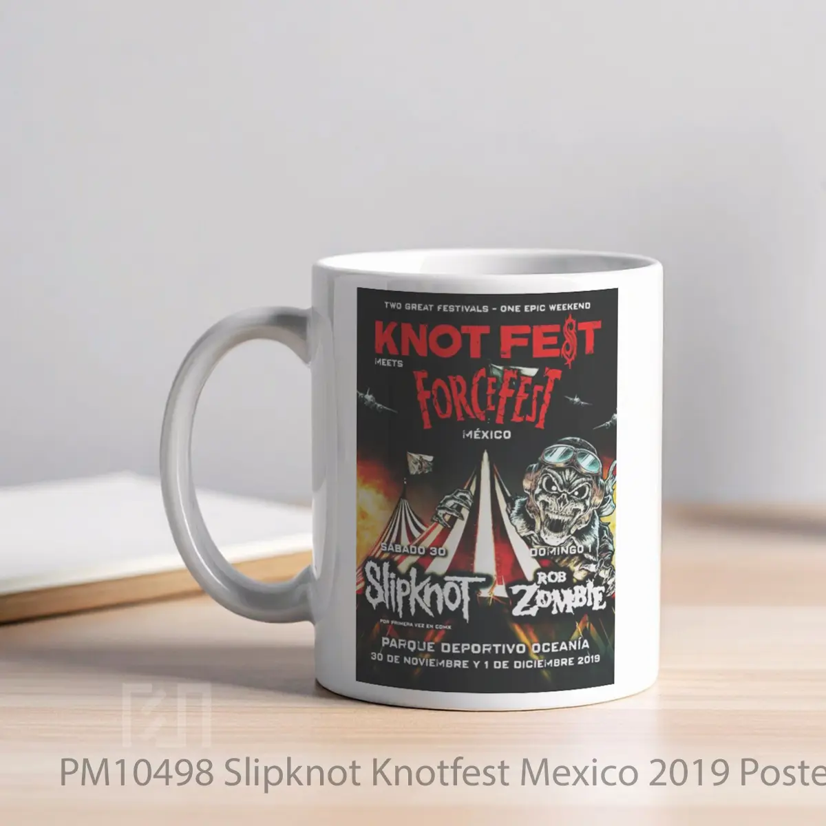 Mug Slipknot Knotfest Mexico 2019 MPM10498 - All-side / Desain