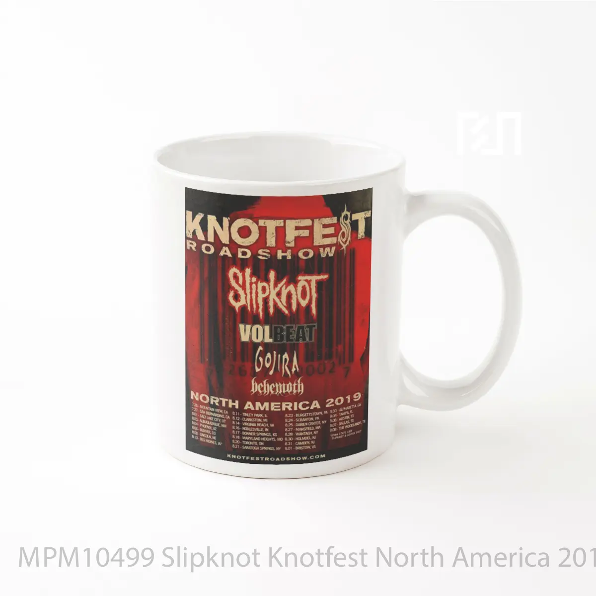 Mug Keramik Premium SNI - Mug Slipknot Knotfest North America 2019 MPM10499