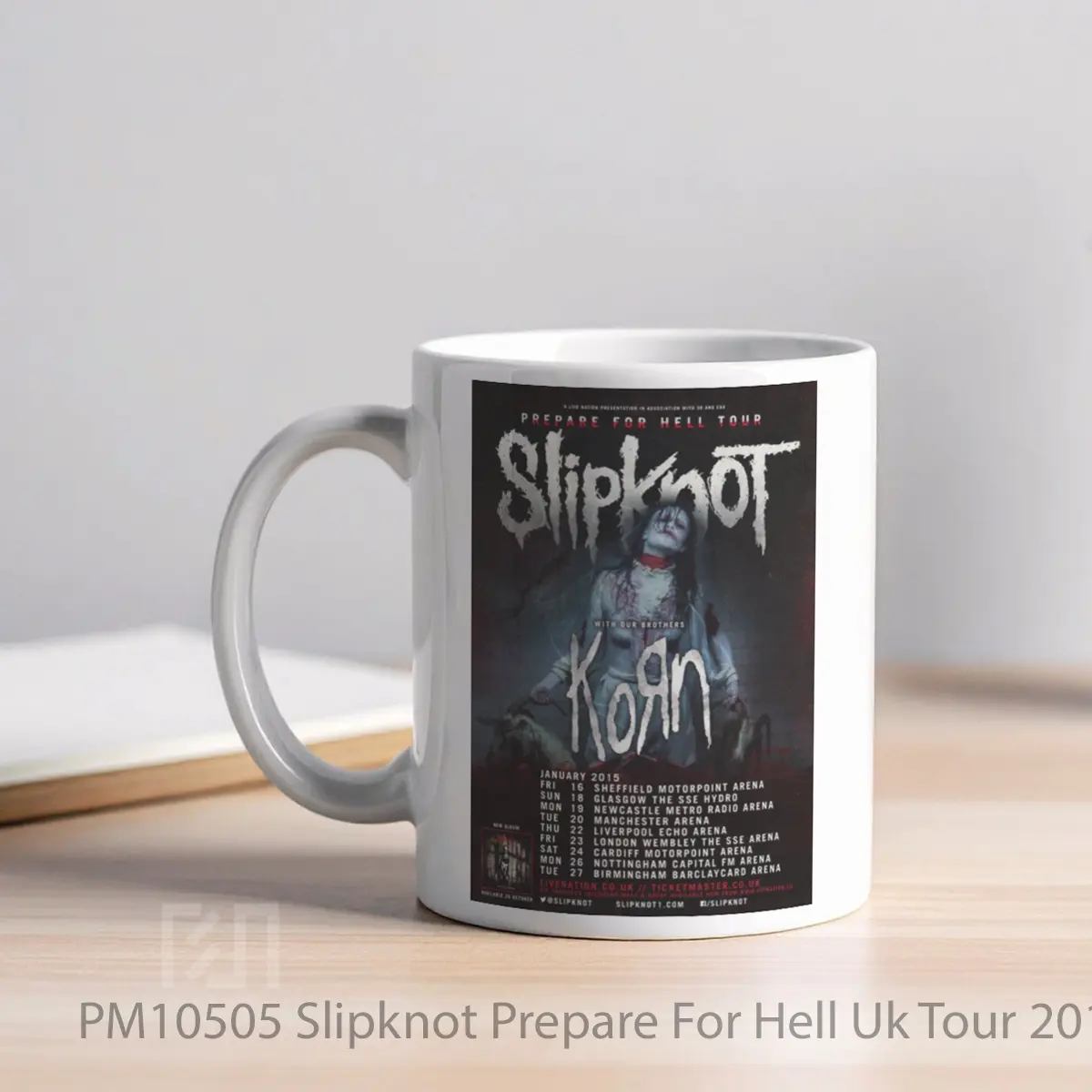 Mug Slipknot Prepare For Hell Uk Tour 2015 MPM10505 - All-side / Desain