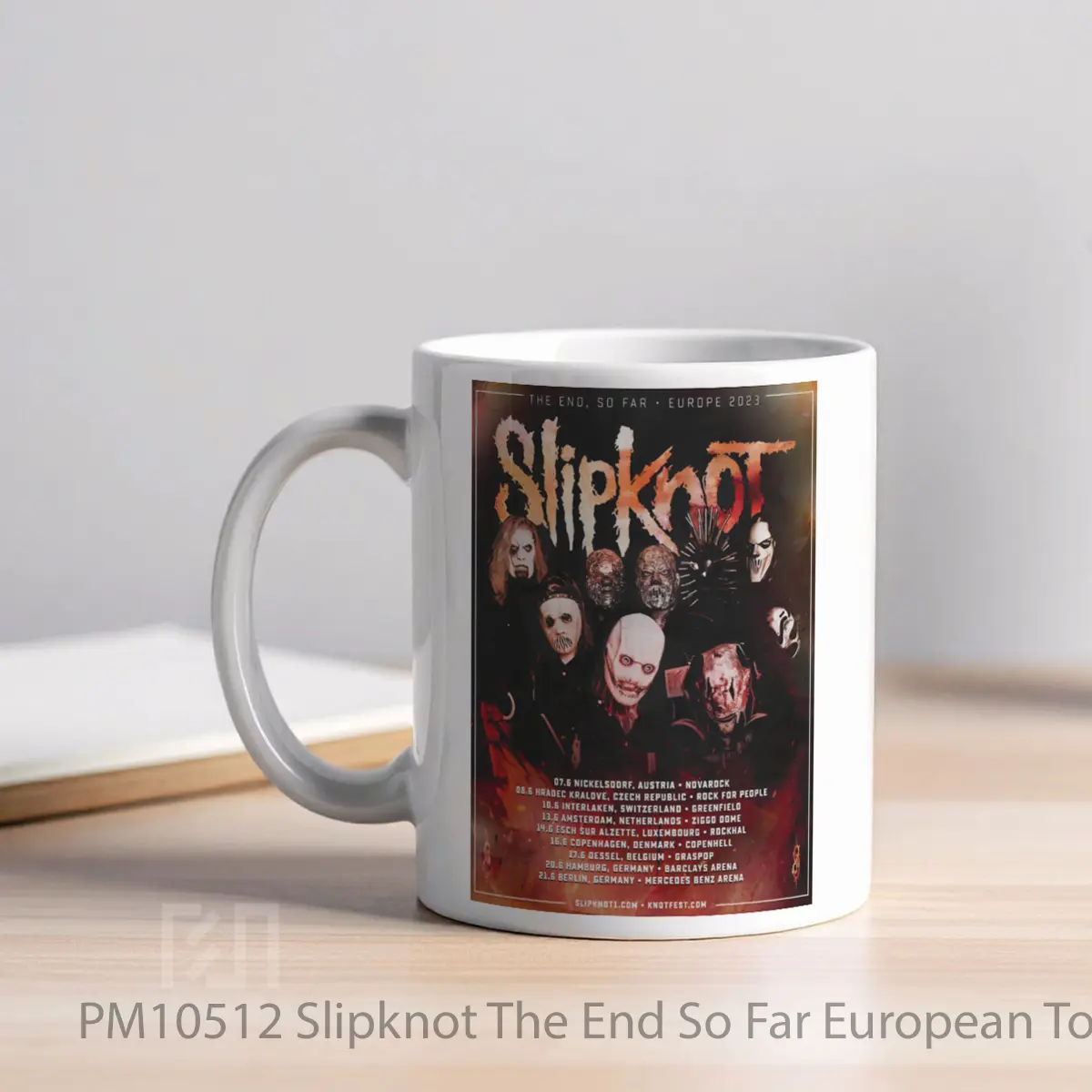 Mug Slipknot The End So Far European Tour 2023 MPM10512 - All-side / Desain