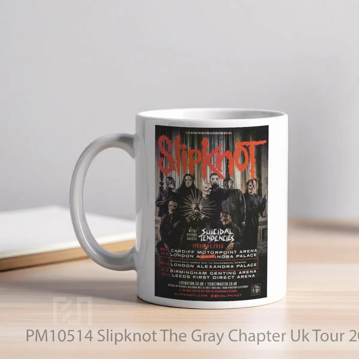 Mug Slipknot The Gray Chapter Uk Tour 2016 MPM10514 - All-side / Desain