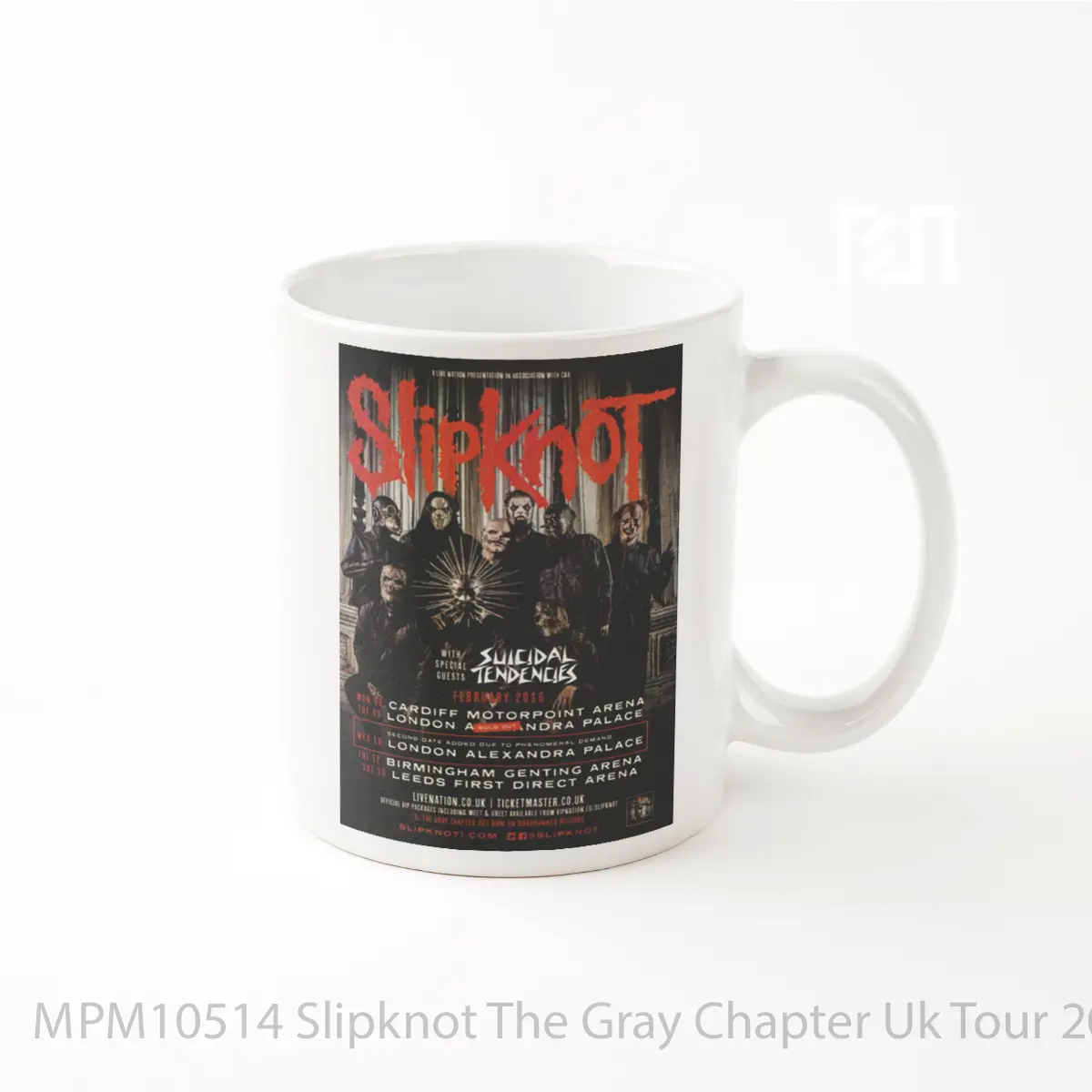 Mug Slipknot The Gray Chapter Uk Tour 2016 MPM10514