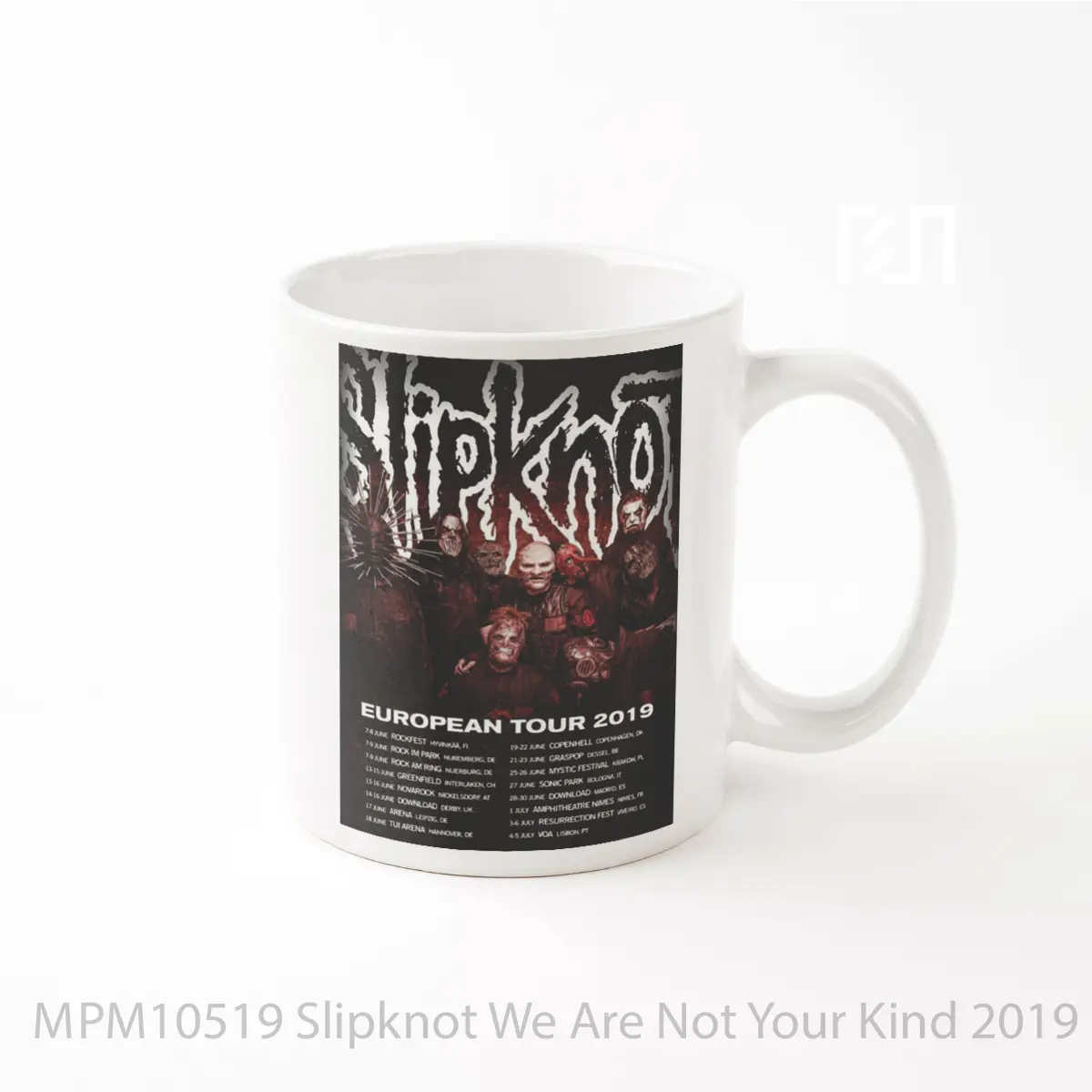 Mug Slipknot We Are Not Your Kind 2019 European Tour MPM10519