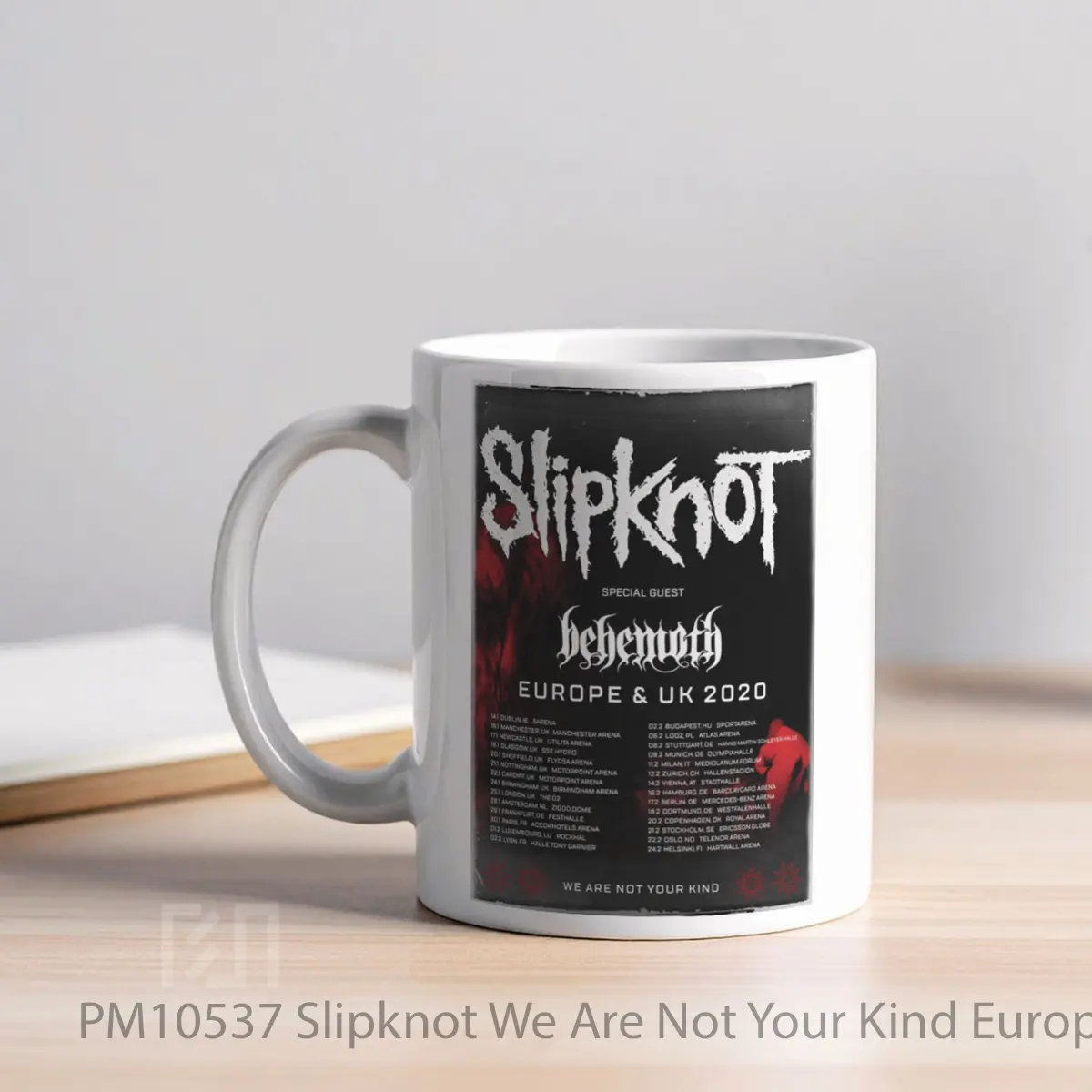 Mug Slipknot We Are Not Your Kind European Tour 2020 MPM10537 - All-side / Desain