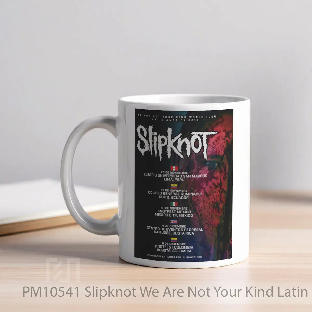 Mug Slipknot We Are Not Your Kind Latin America 2019 T MPM10541 - All-side / Desain