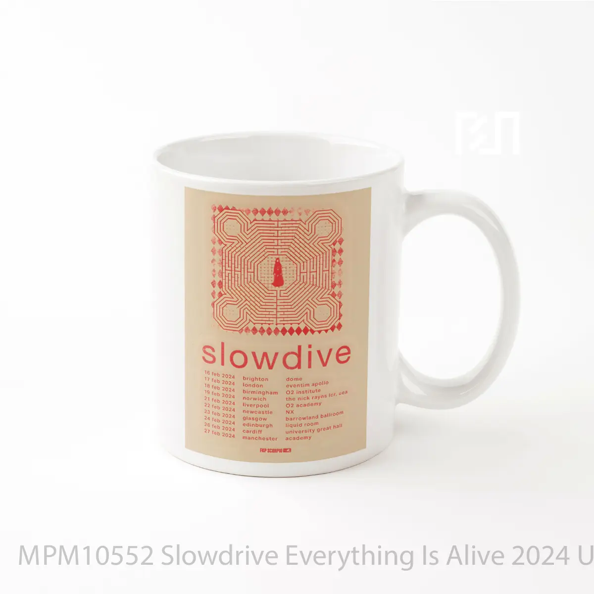 Mug Slowdrive Everything Is Alive 2024 Uk Tour MPM10552