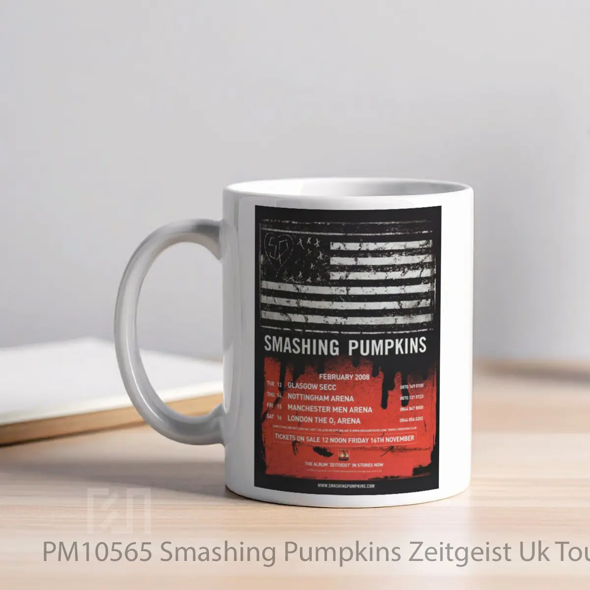 Mug Smashing Pumpkins Zeitgeist Uk Tour 2008 MPM10565 - All-side / Desain