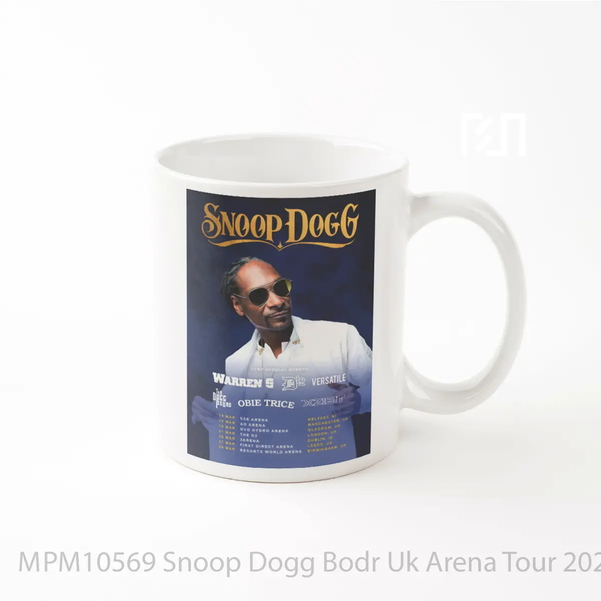 Mug Snoop Dogg Bodr Uk Arena Tour 2022 MPM10569