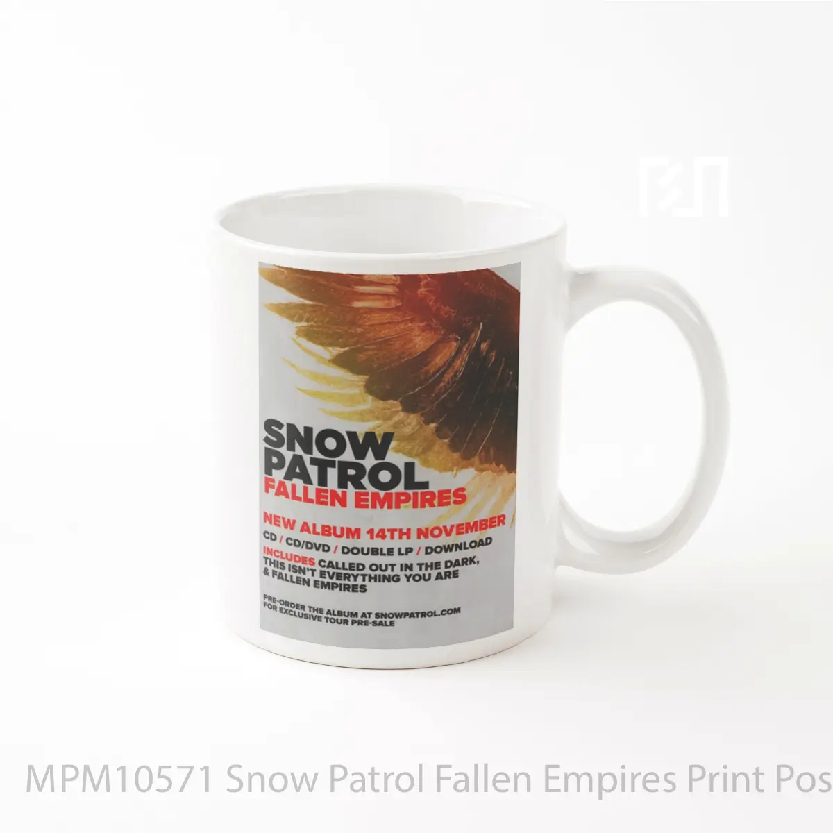 Mug Snow Patrol Fallen Empires Print MPM10571