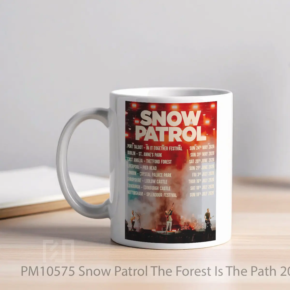 Mug Snow Patrol The Forest Is The Path 2026 Uk Ireland Tour MPM10575 - All-side / Desain