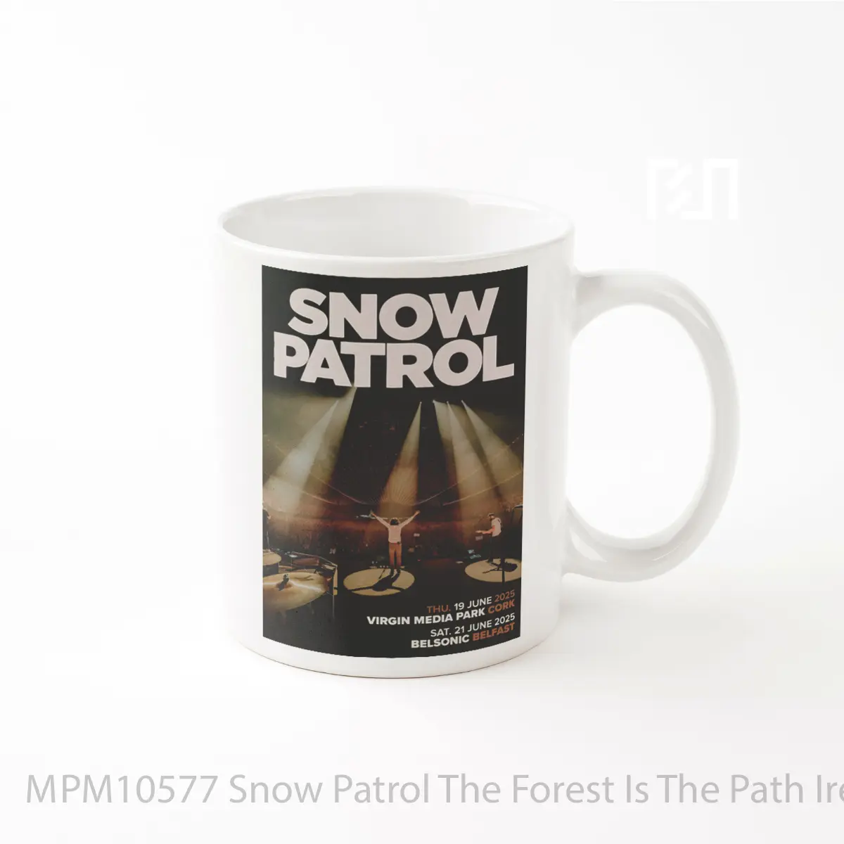 Mug Snow Patrol The Forest Is The Path Ireland Tour 2025 Cork Belfast MPM10577