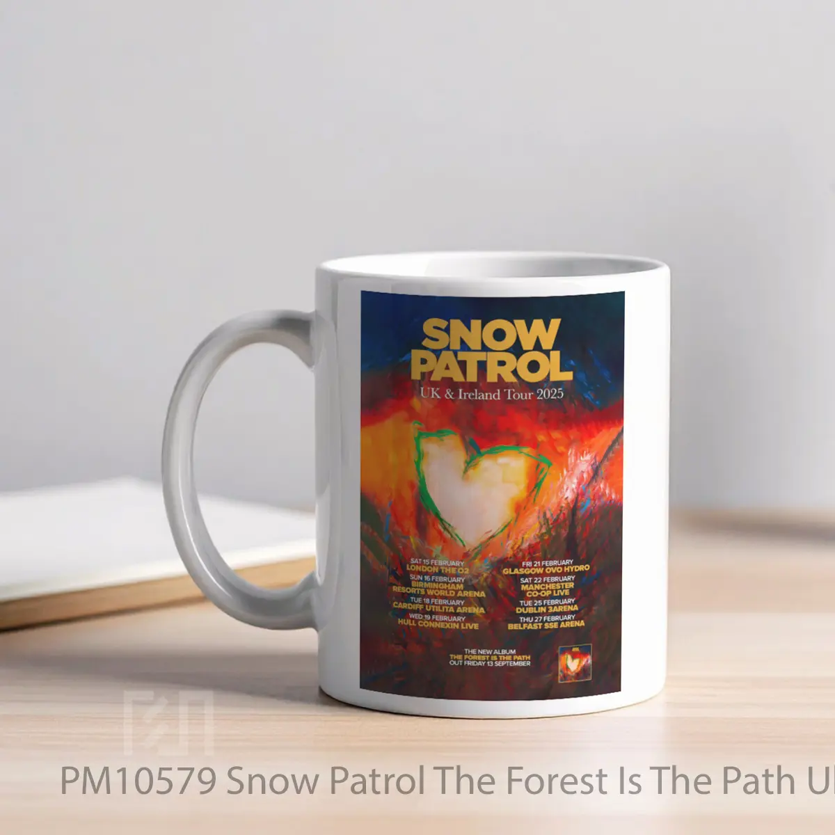 Mug Snow Patrol The Forest Is The Path Uk Arena Tour 2024 MPM10579 - All-side / Desain