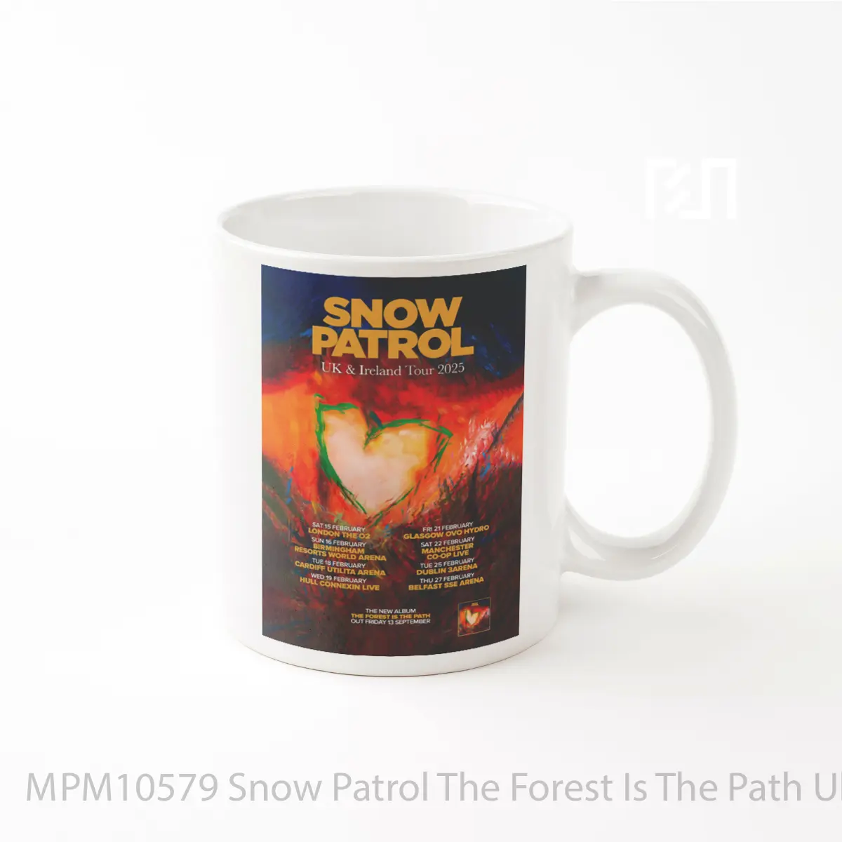 Mug Snow Patrol The Forest Is The Path Uk Arena Tour 2024 MPM10579