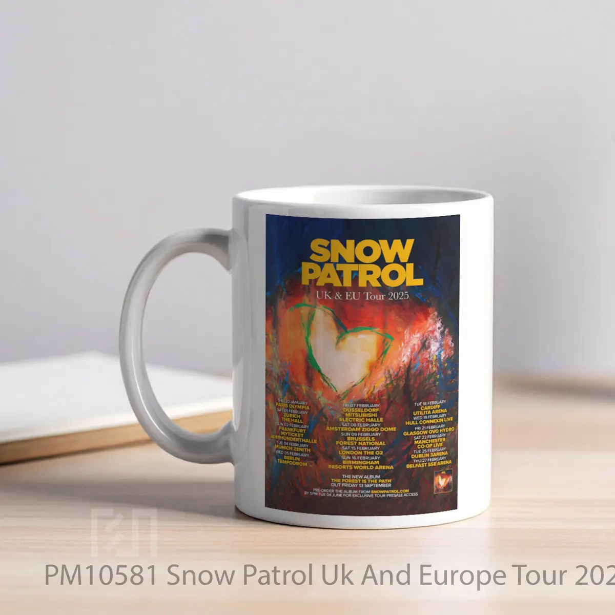 Mug Snow Patrol Uk And Europe Tour 2024 MPM10581 - All-side / Desain