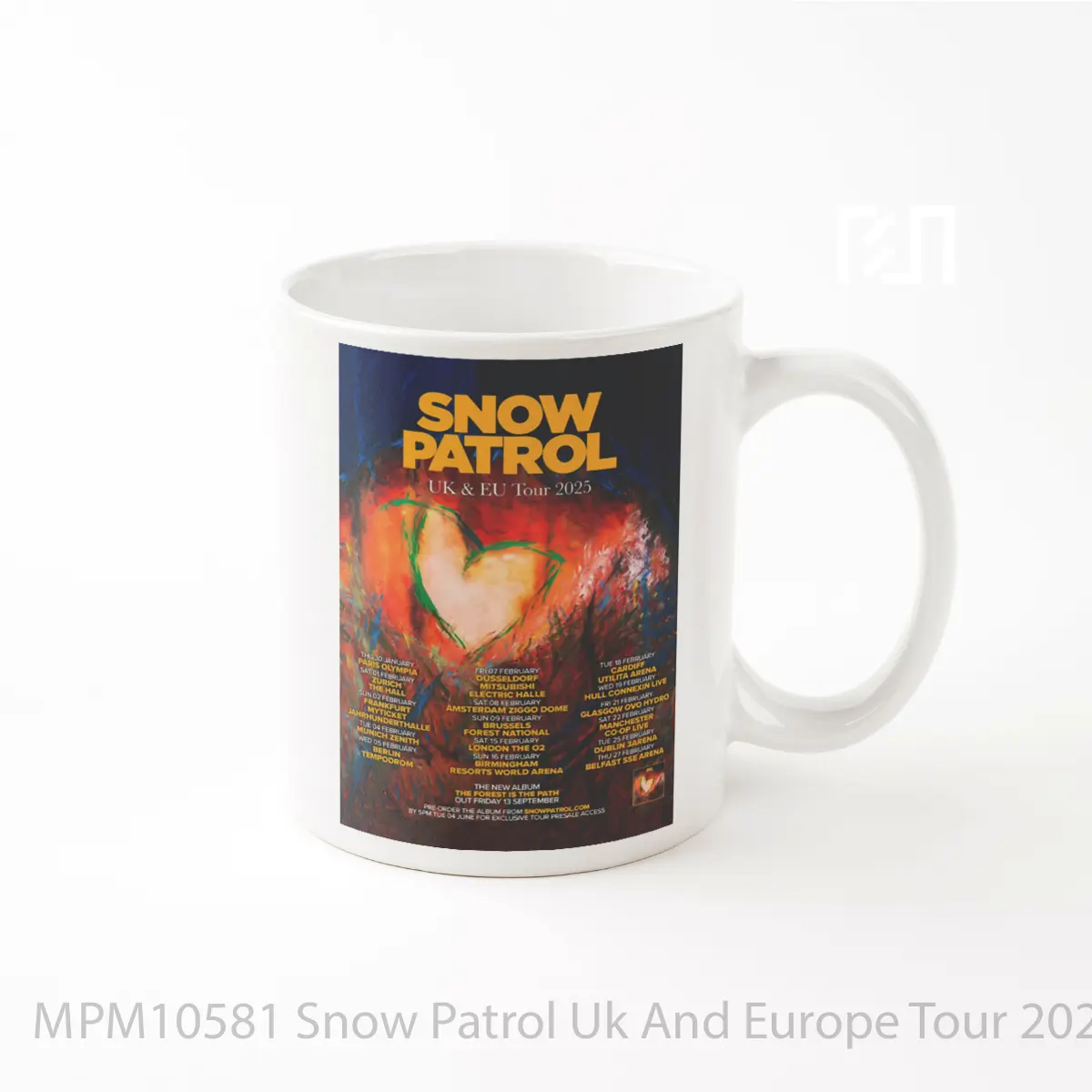 Mug Snow Patrol Uk And Europe Tour 2024 MPM10581